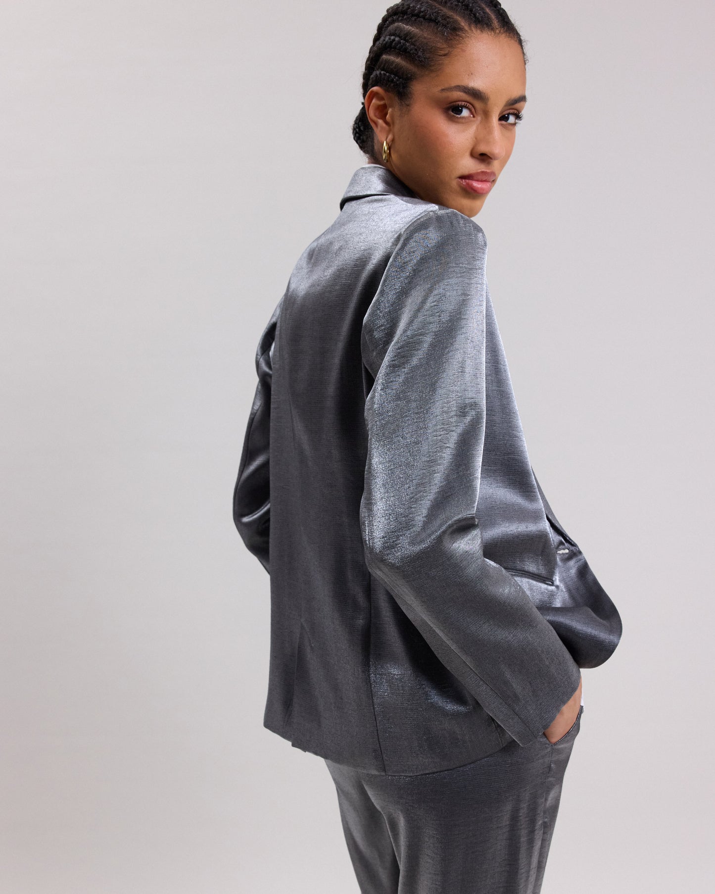 Virna Women's gray viscose Jacket