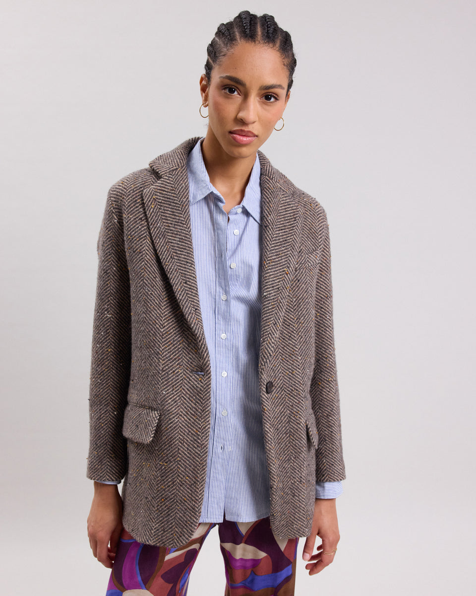 Vittorio Women's mole wool blend Jacket - Image alternative