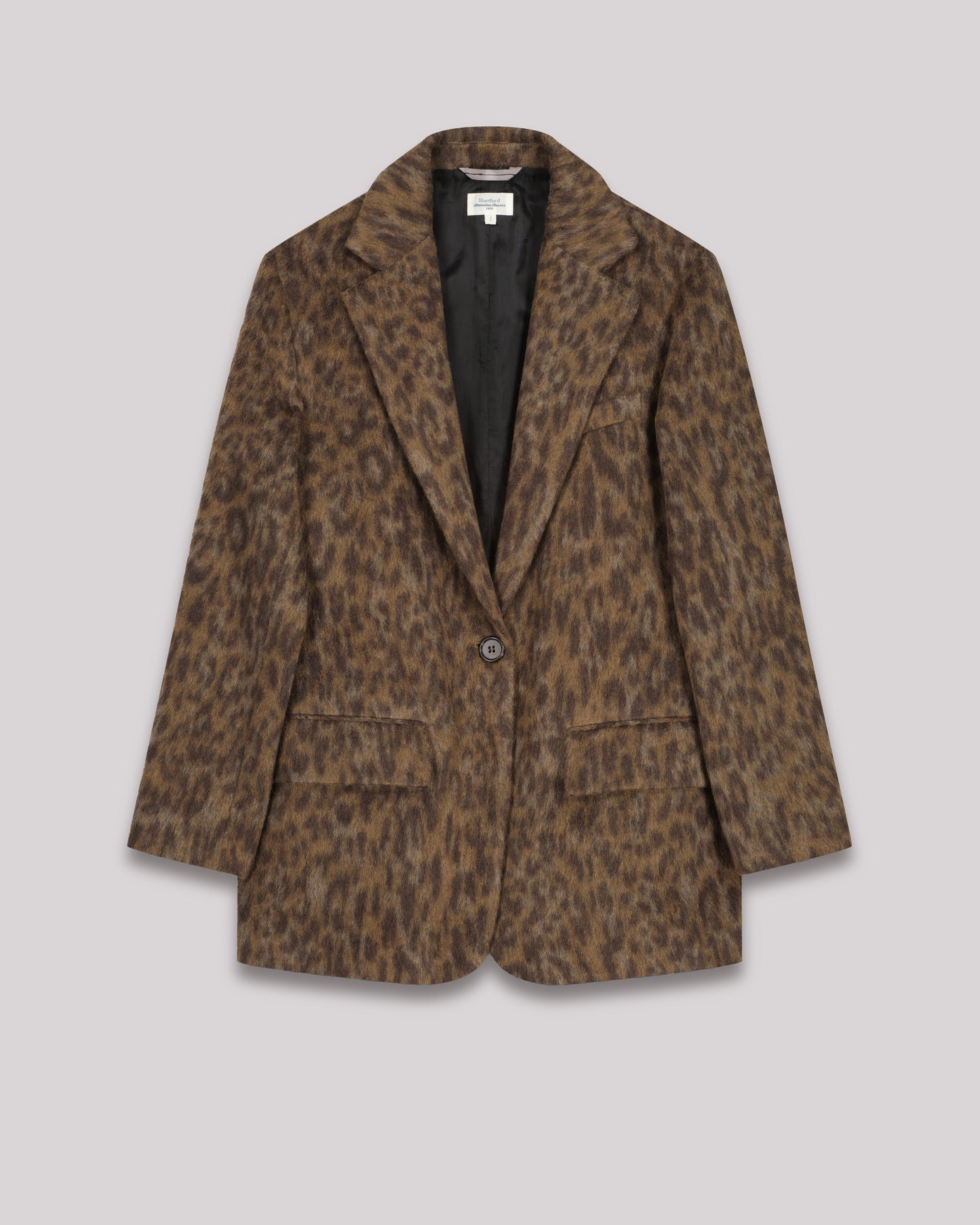 Vittorio Women's mole leopard print wool blend Jacket