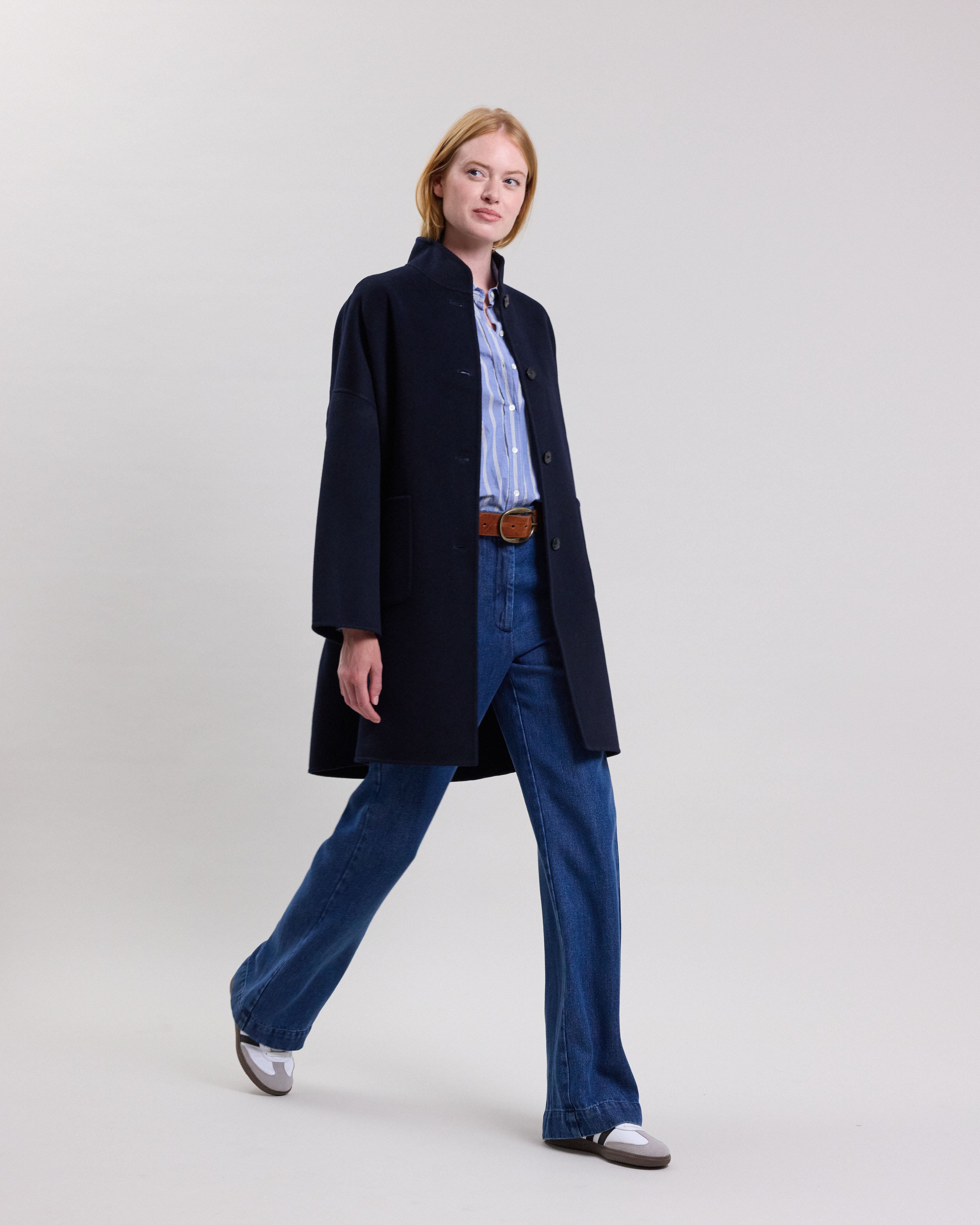 Manteau femme bleu marine hotsell