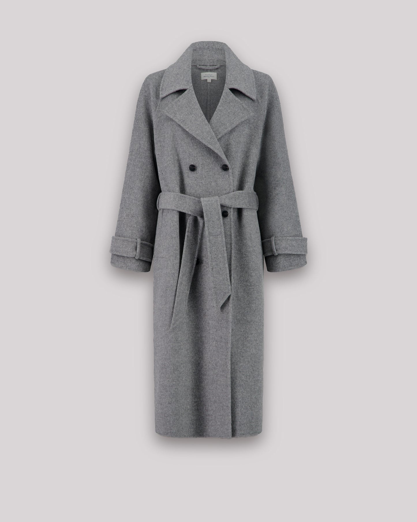 Trench Femme en laine double face Gris Valencia BCVL552-04