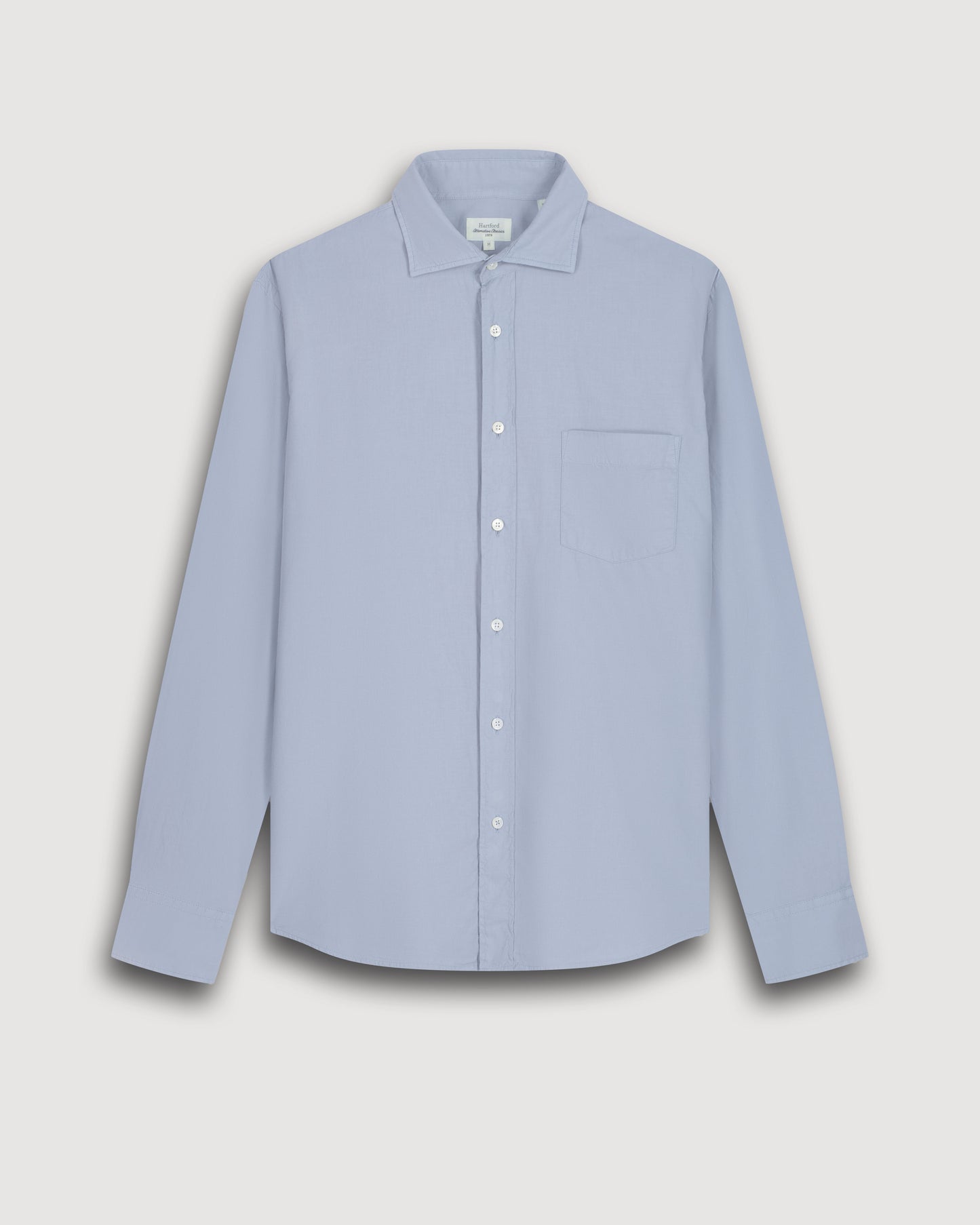 Paul Men's Blue Cotton Voile Shirt