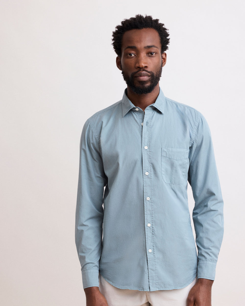 Storm Men's Celadon Green Cotton Twill Shirt - Image alternative