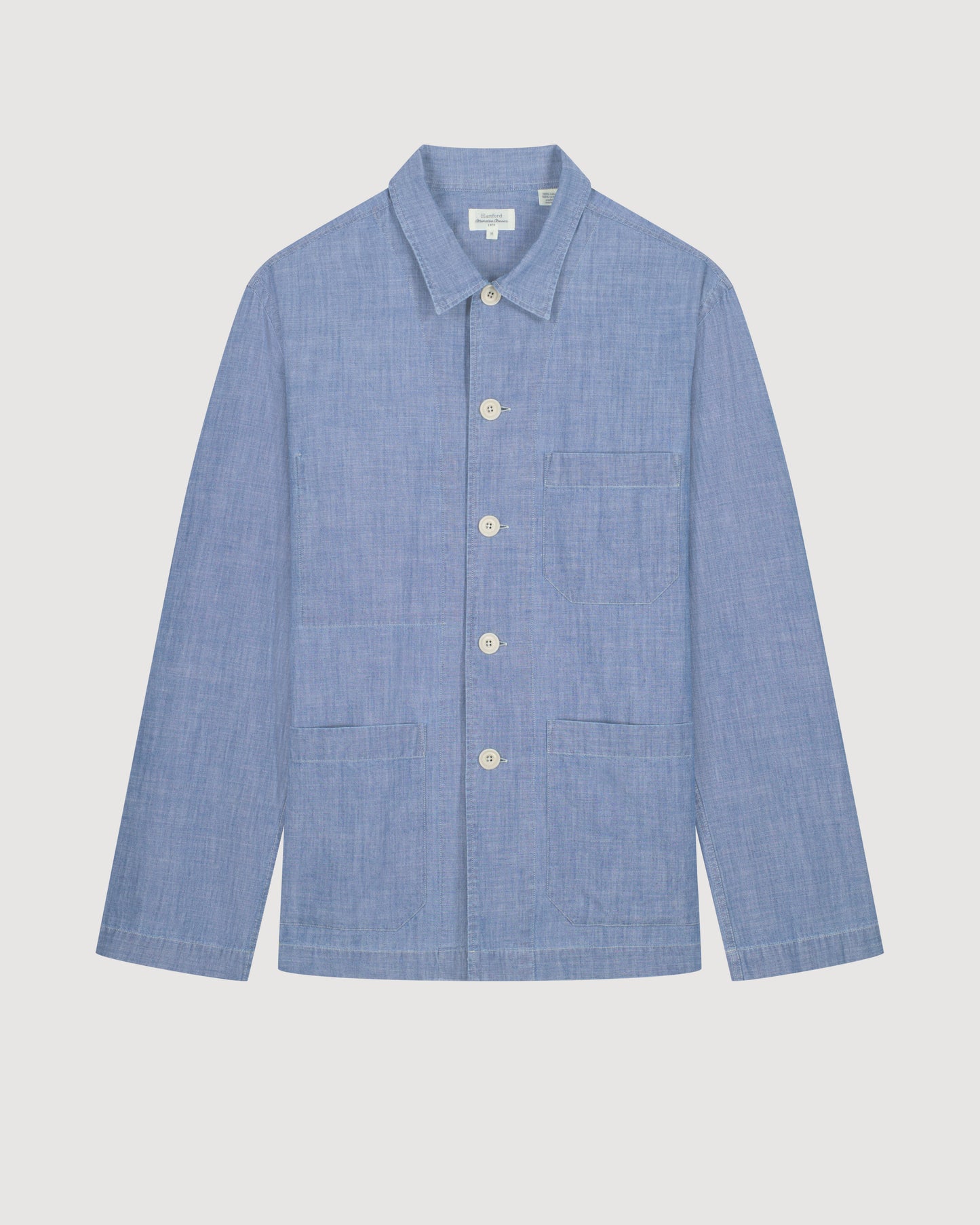 Veste Homme Indigo en Chambray Perry