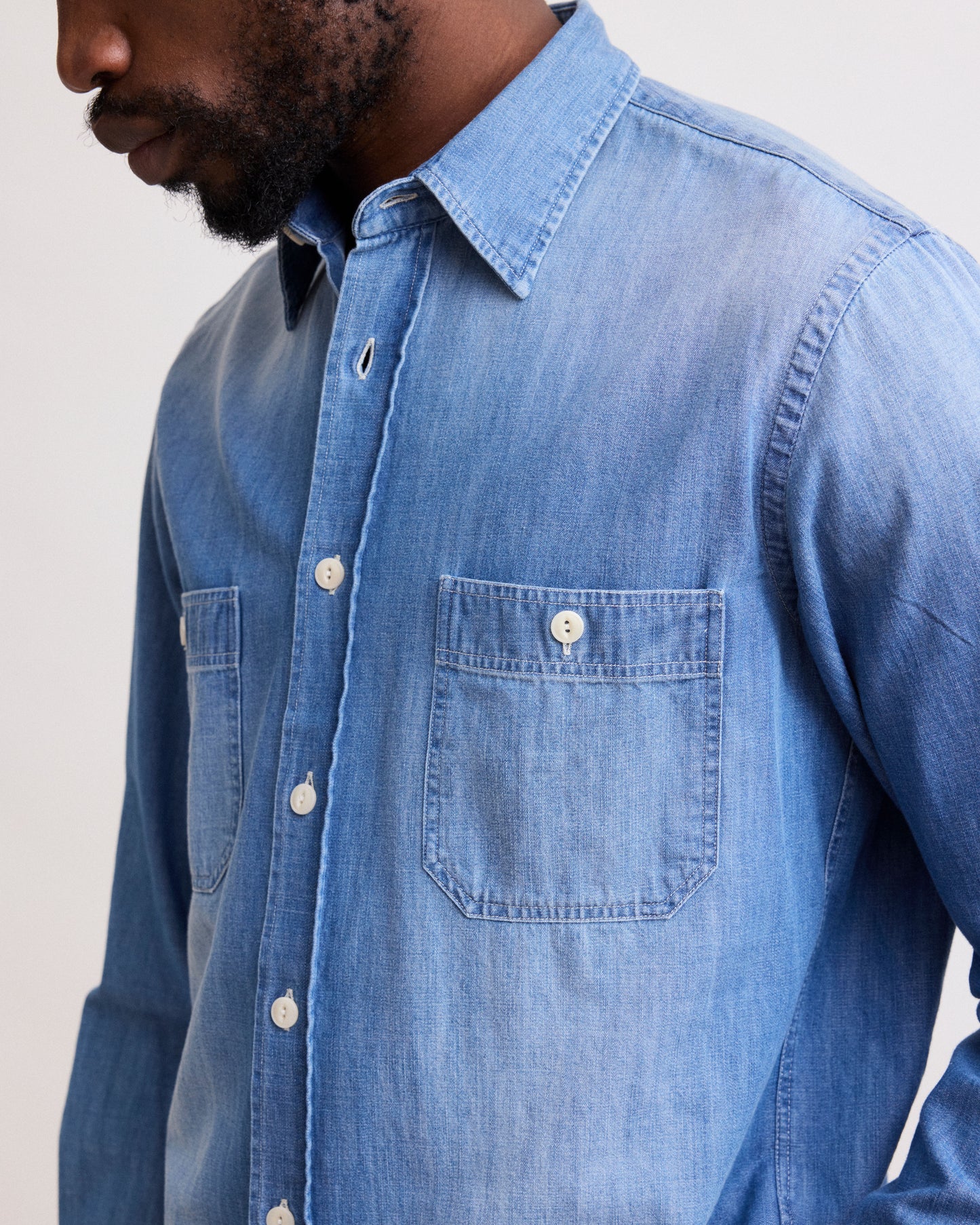 Chemise Homme en Denim Pocket