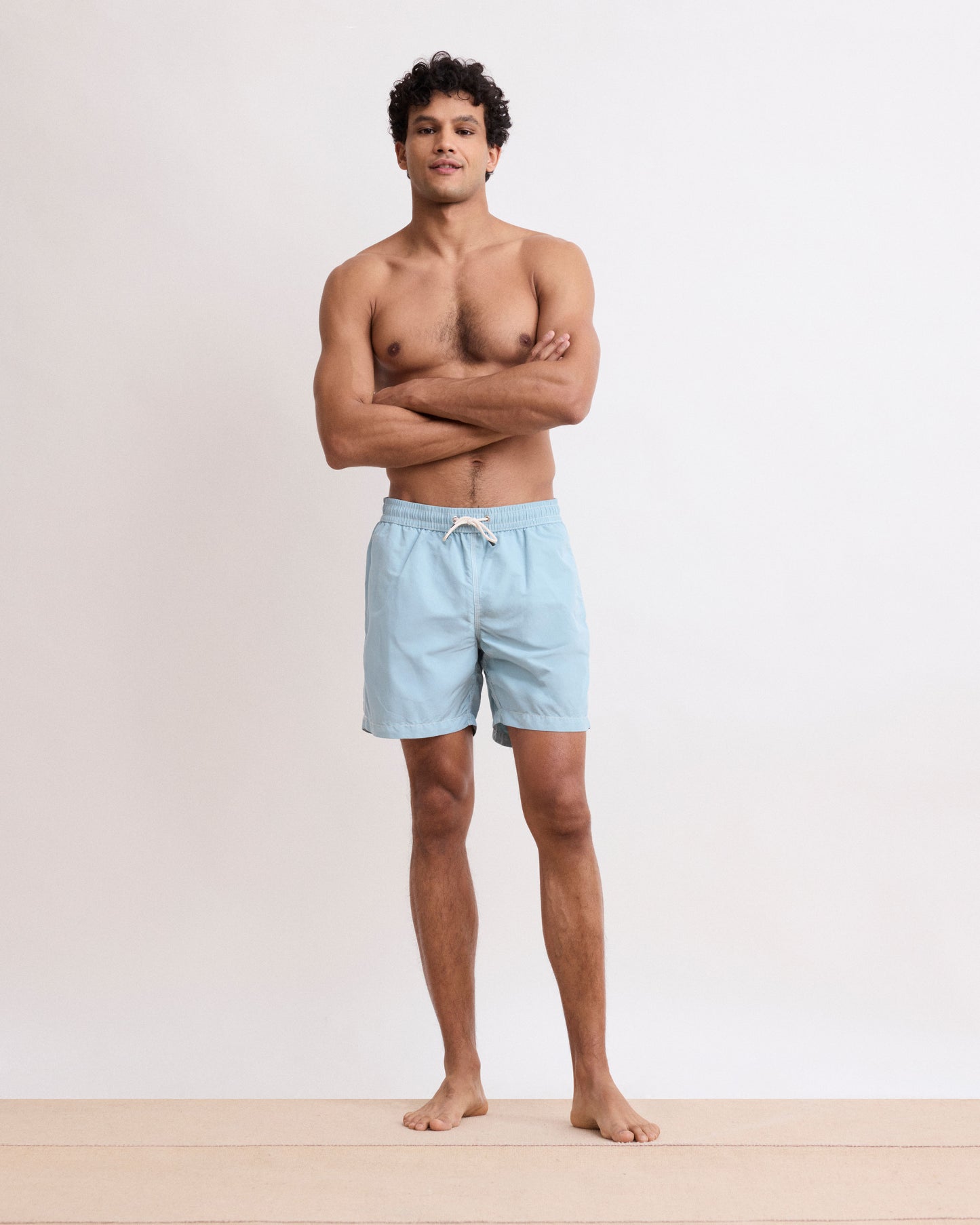 Maillot Homme Uni Vert de Gris Swim