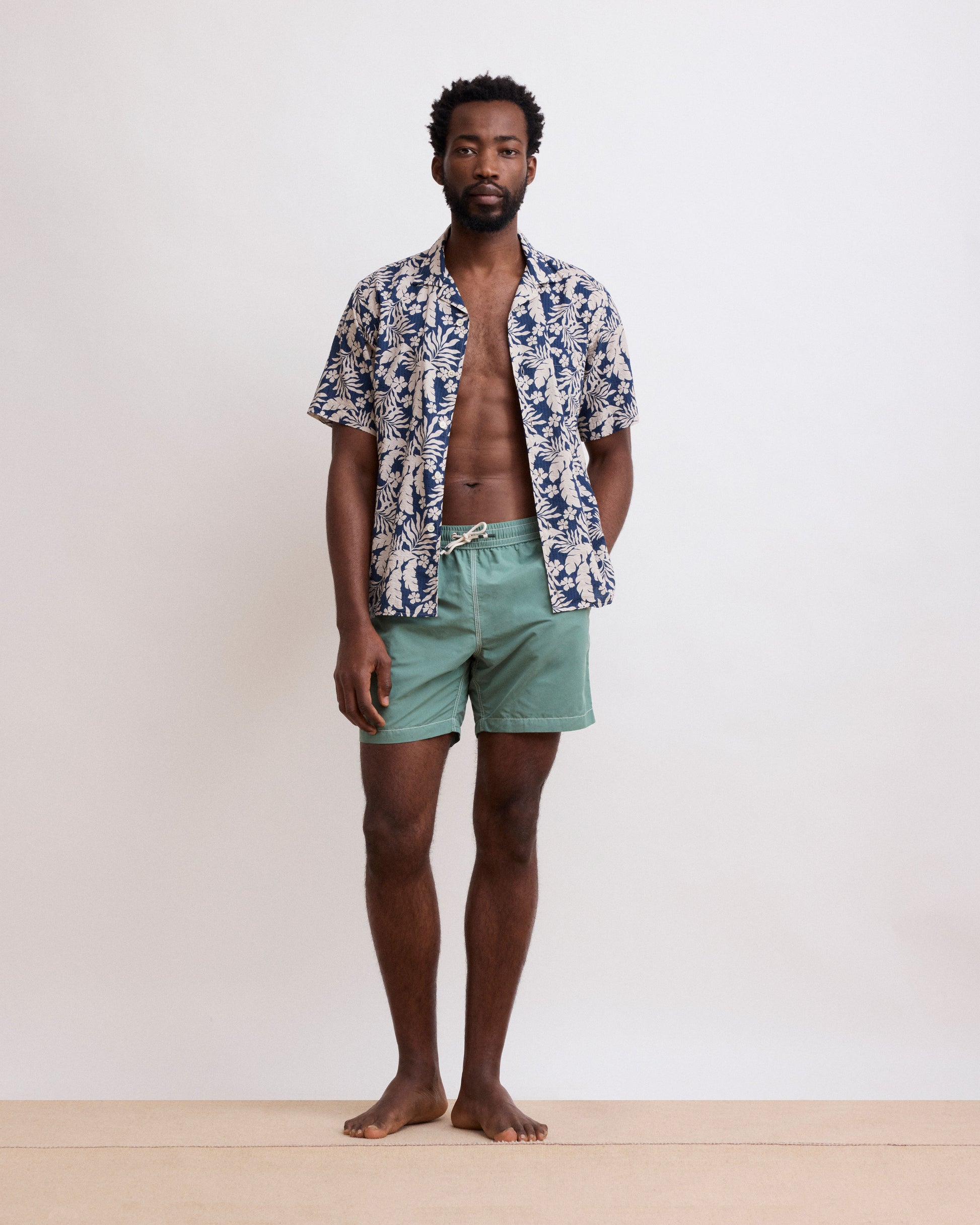 Maillot Homme Uni Vert Jade Swim