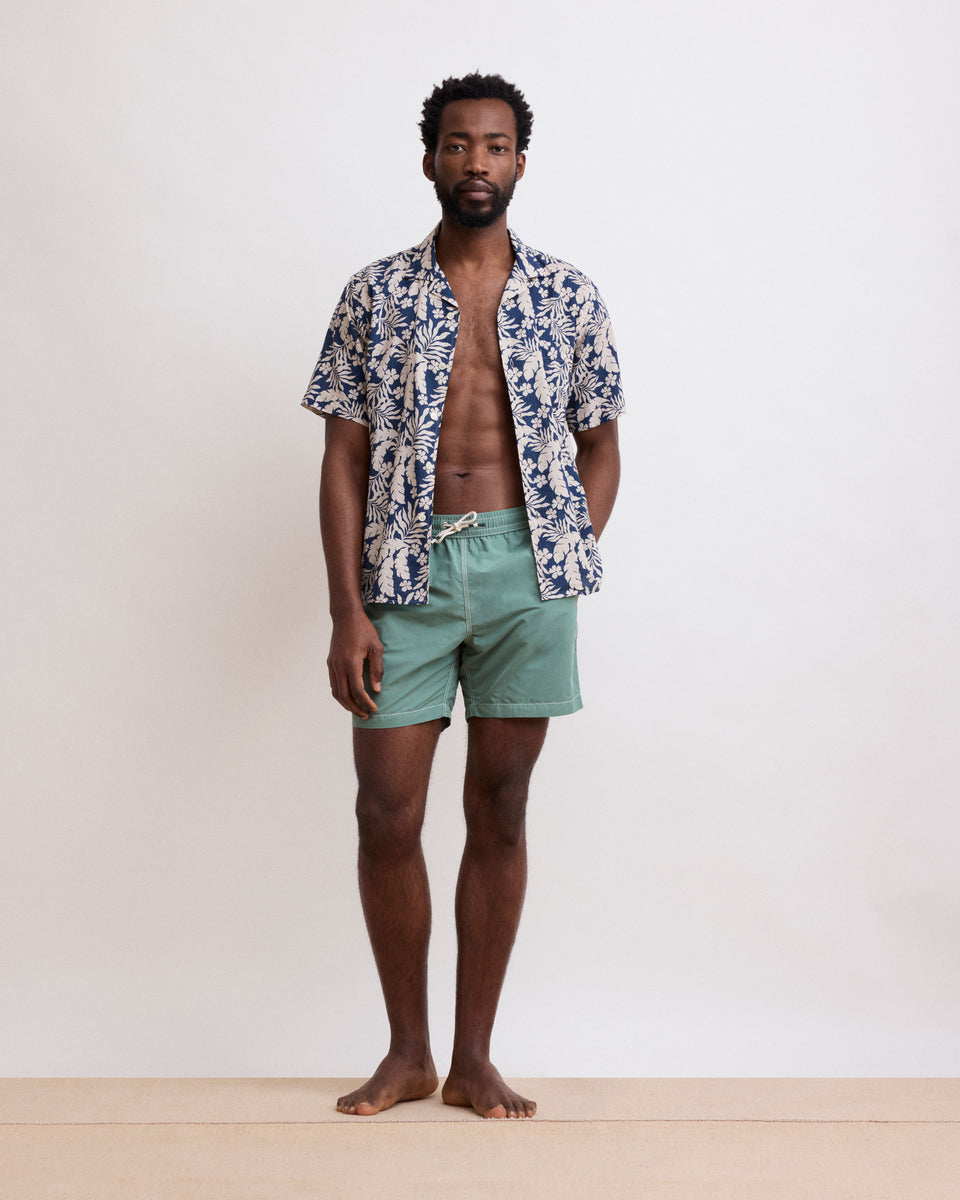 Men's Jade Green Classic Swim Trunks - Image principale