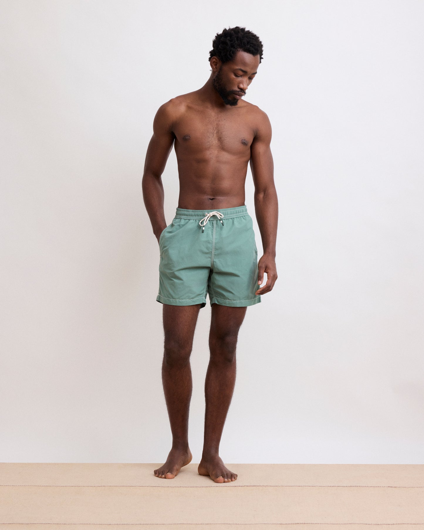 Maillot Homme Uni Vert Jade Swim