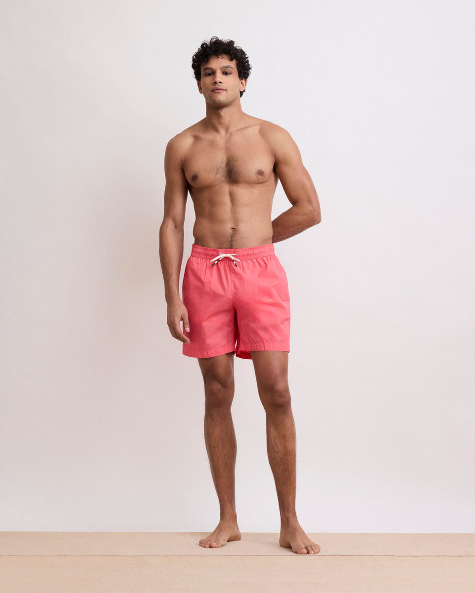 Men's Coral Lightweight Swim Trunks - Image principale