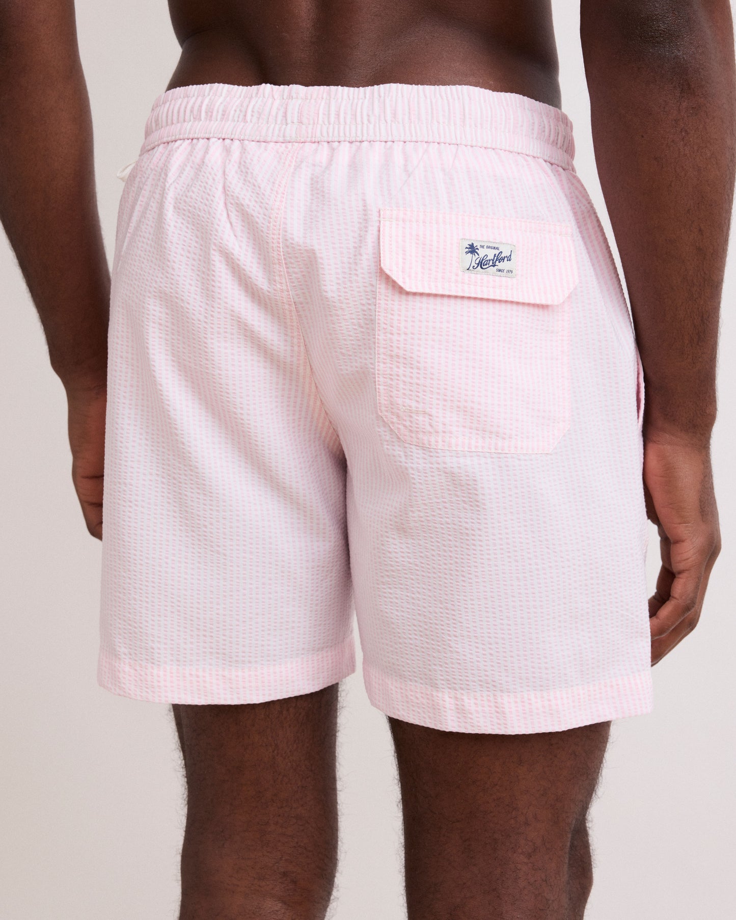 Maillot Homme Seersucker Rose Swim