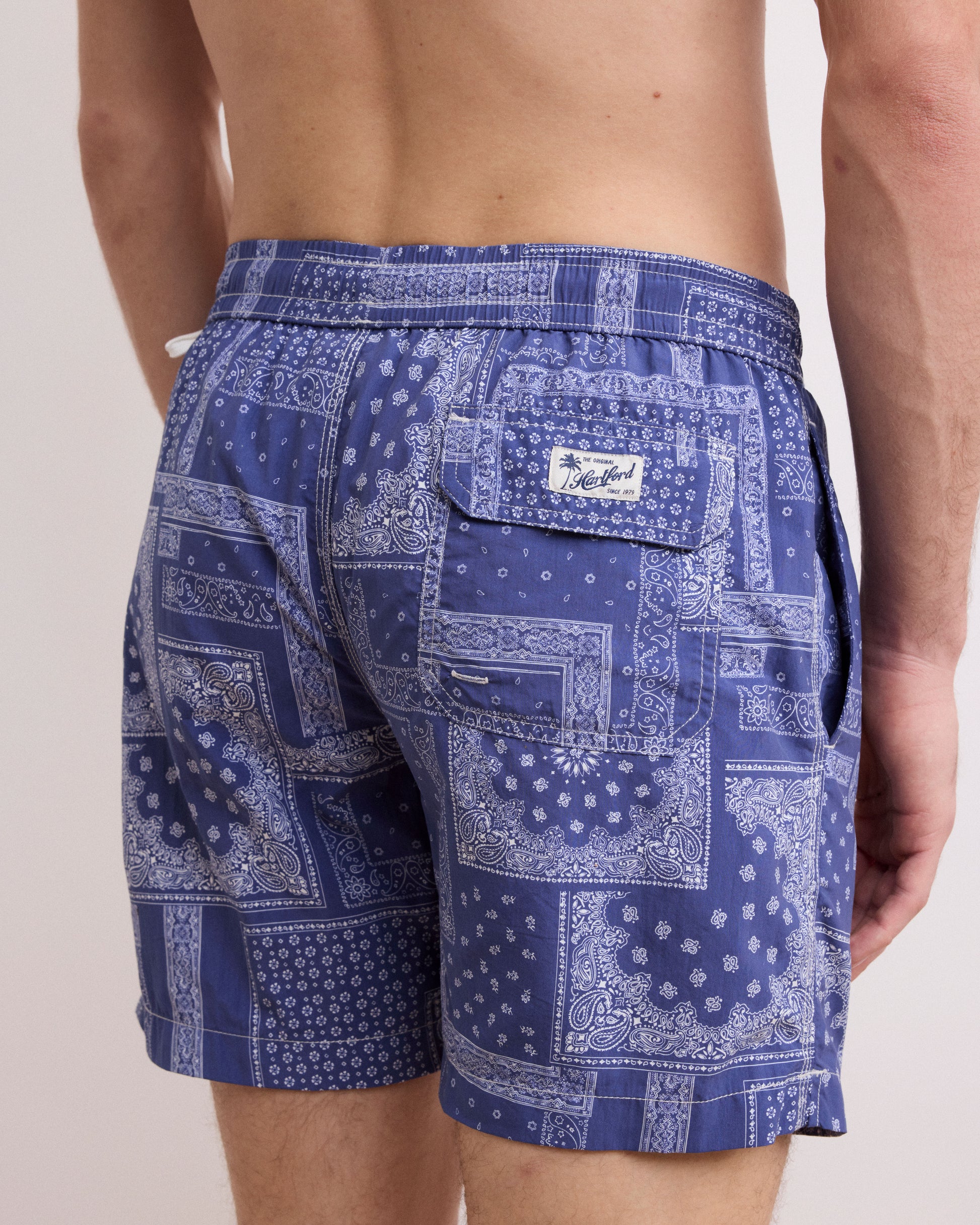 Maillot Homme Imprimé Bandana Indigo Swim