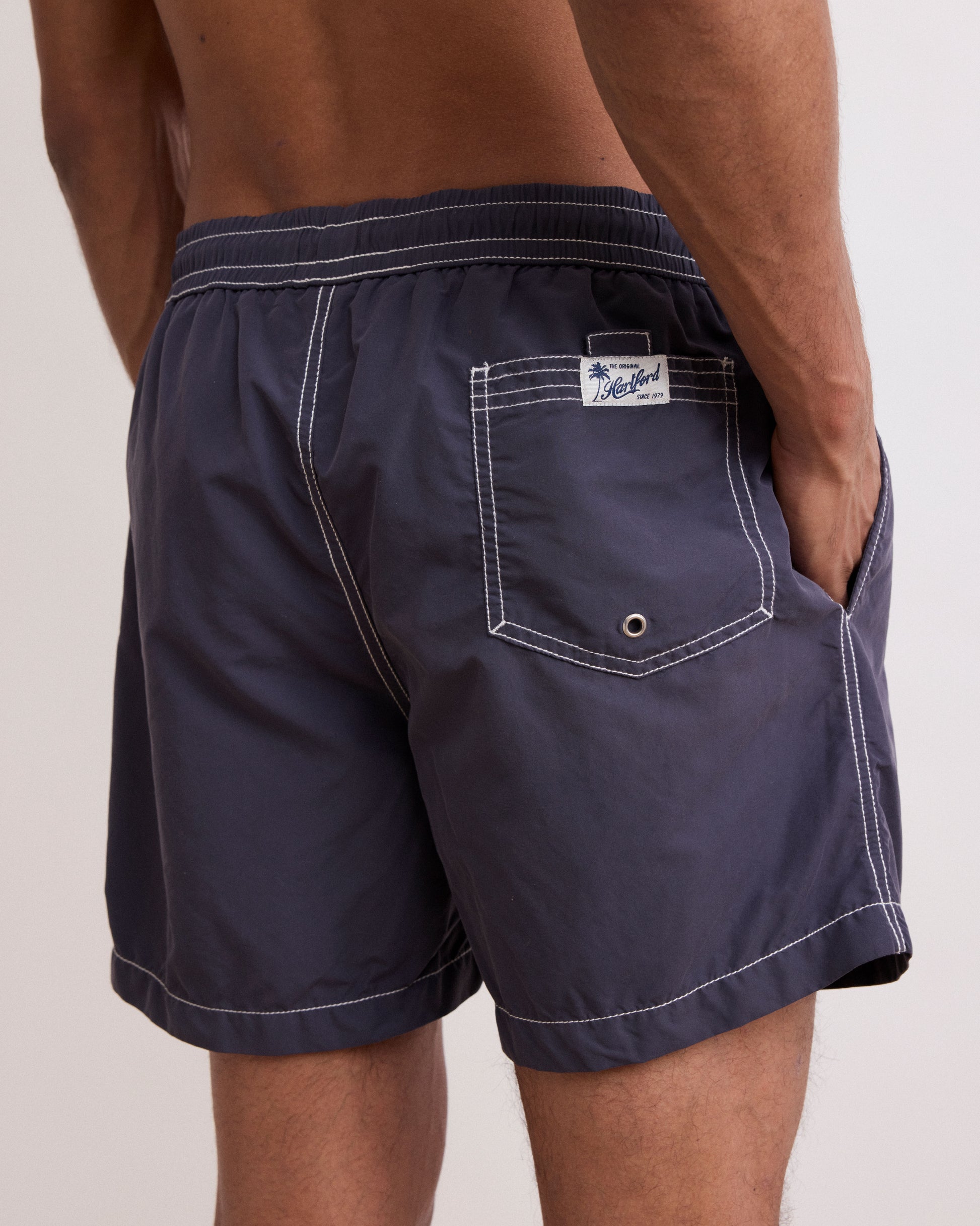 Maillot Homme Uni Carbone Boxer