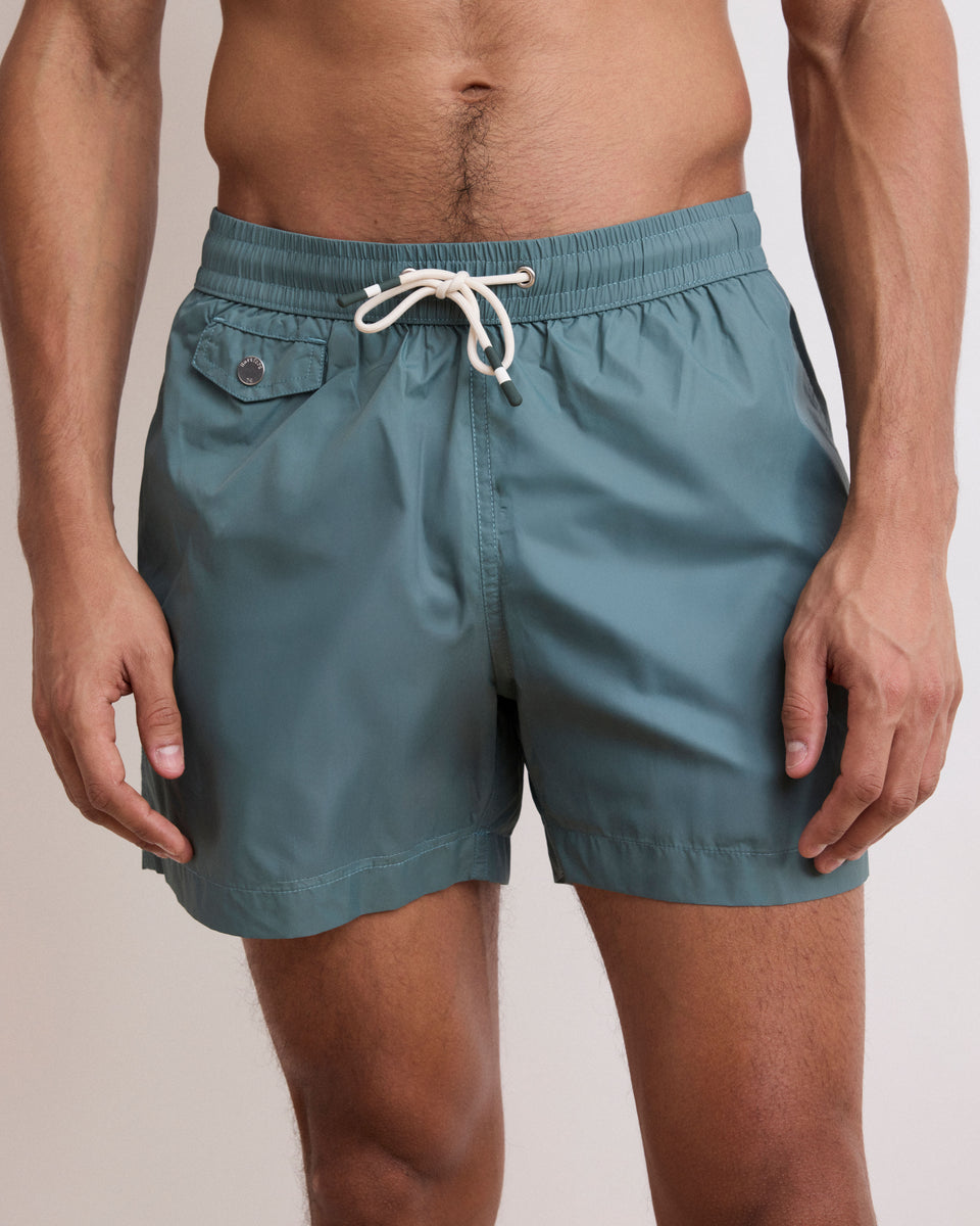 Boxer Men's Jade Green Lightweight Swim Trunks - Image alternative