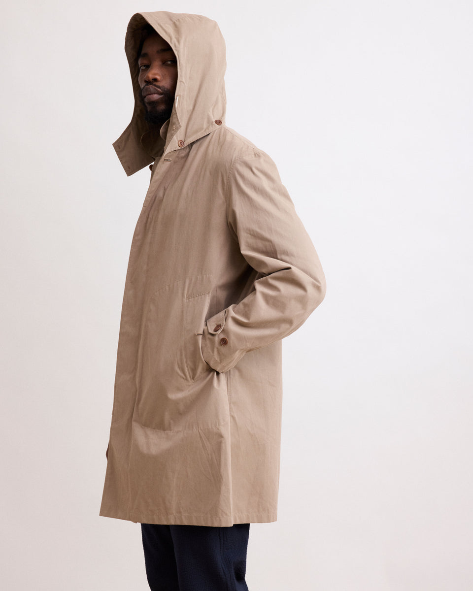 Charly Men's Beige Water-Repellent Trench Coat - Image alternative