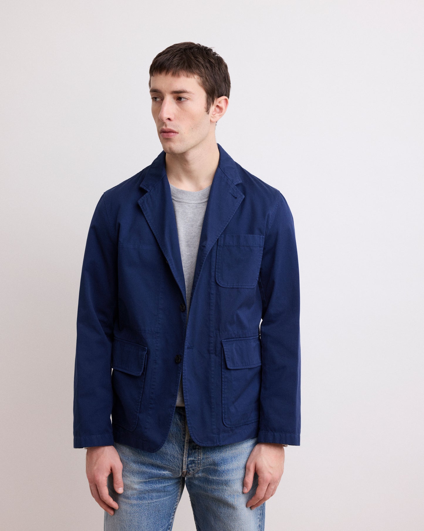 Veste Homme Chino Bleu Marine Joe