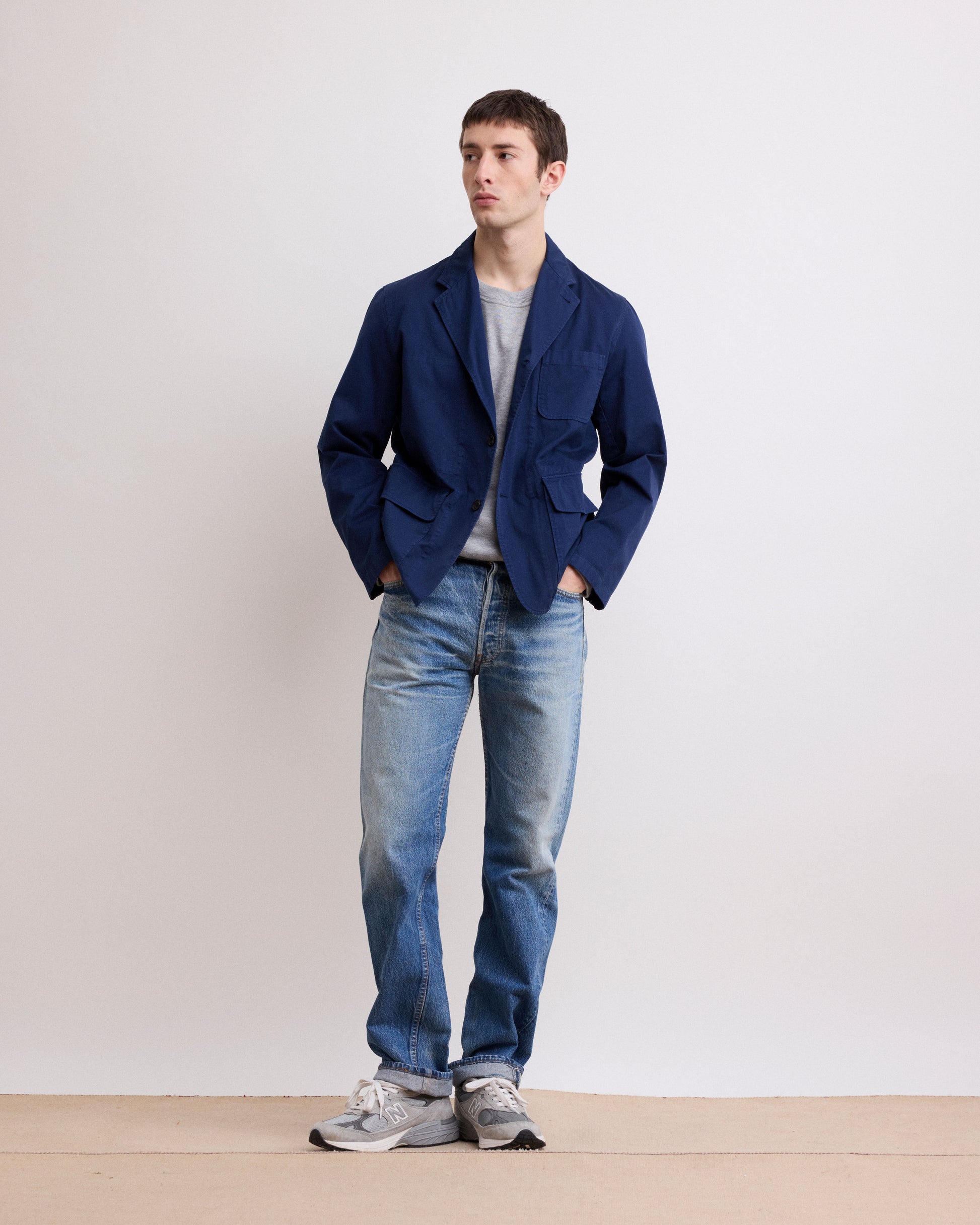 Veste Homme Chino Bleu Marine Joe