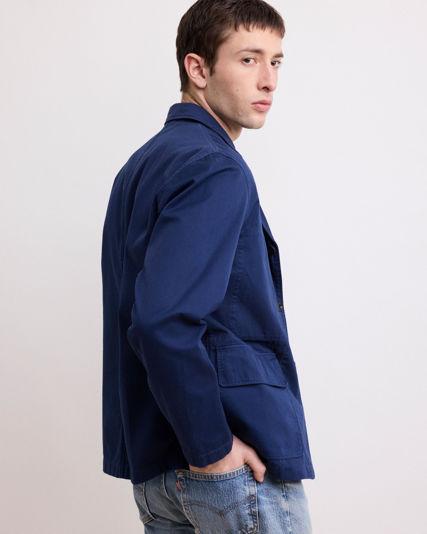 Veste Homme Chino Bleu Marine Joe