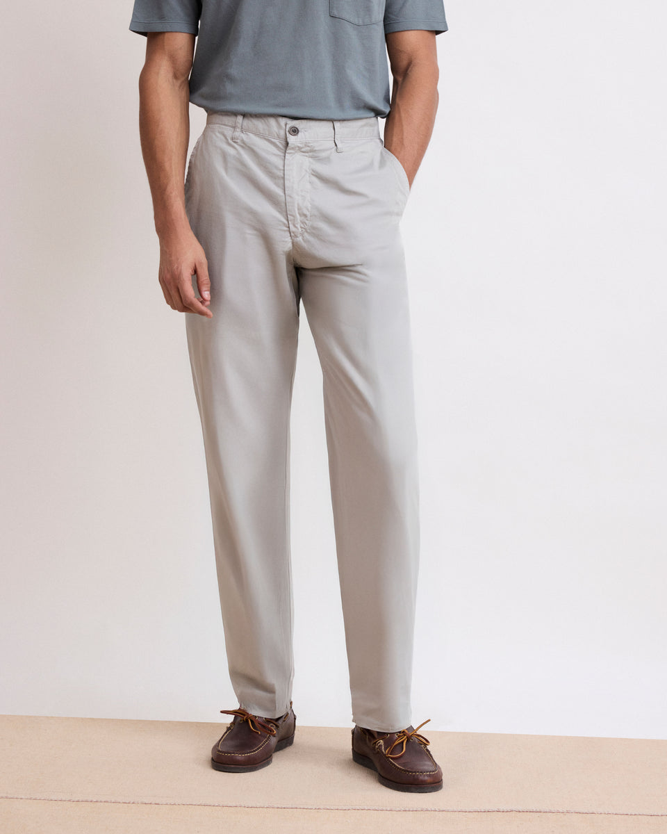 Tyron Men's Grey Light Chino Pants - Image alternative