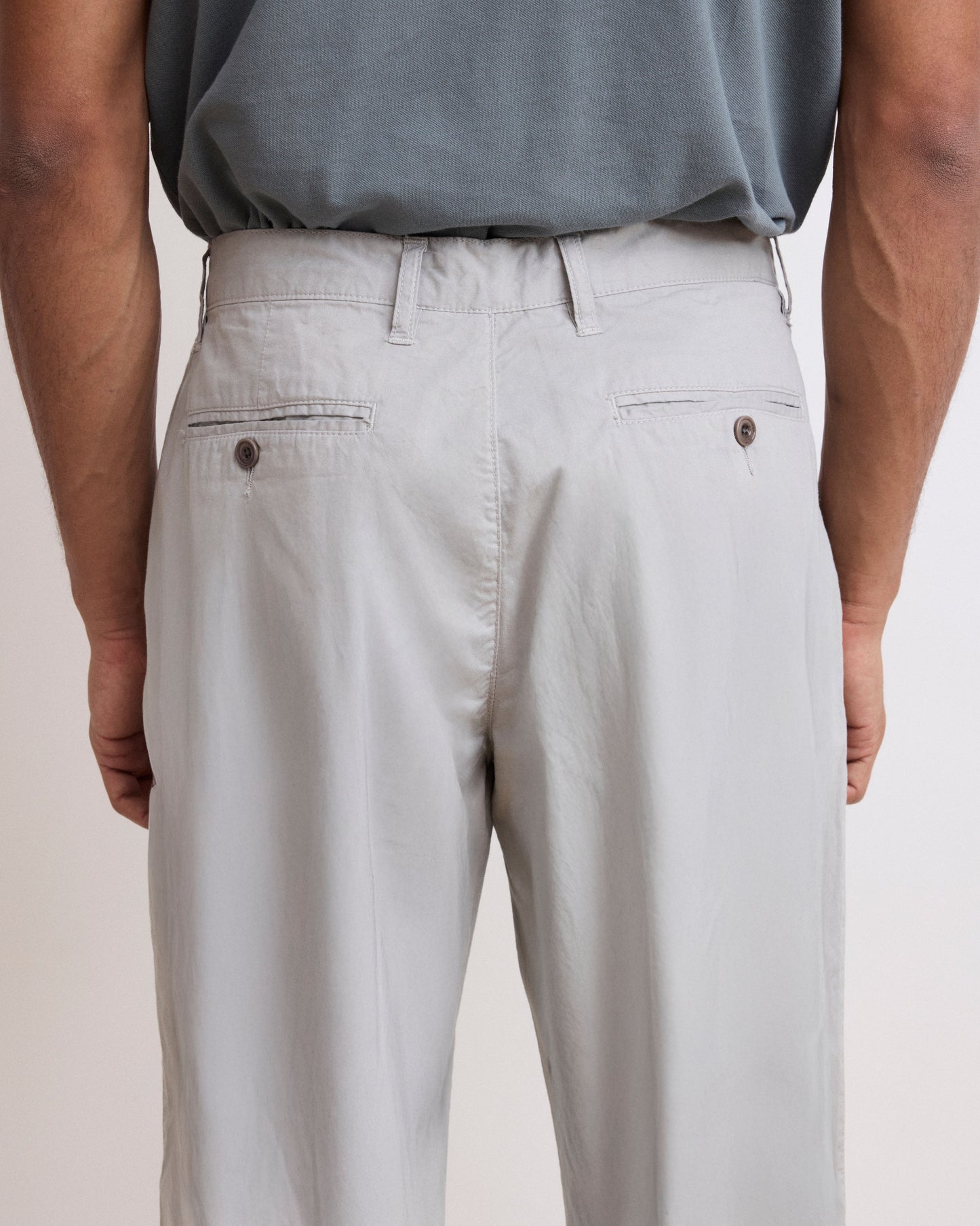 Pantalon Homme en Chino Léger Gris Tyron