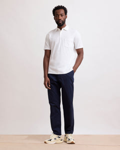 Pantalon Homme en Chino Léger Bleu Marine Tyron