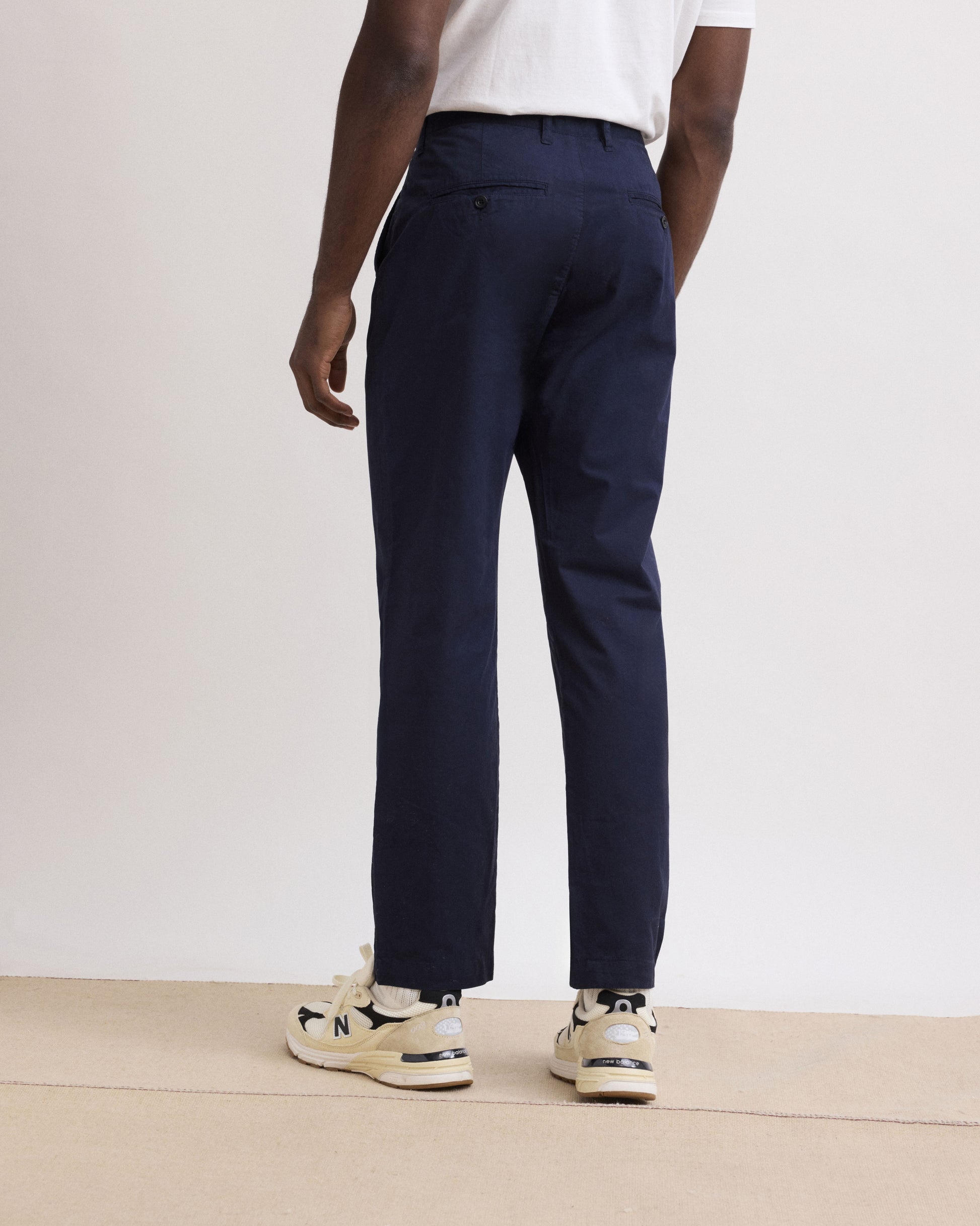 Pantalon Homme en Chino Léger Bleu Marine Tyron