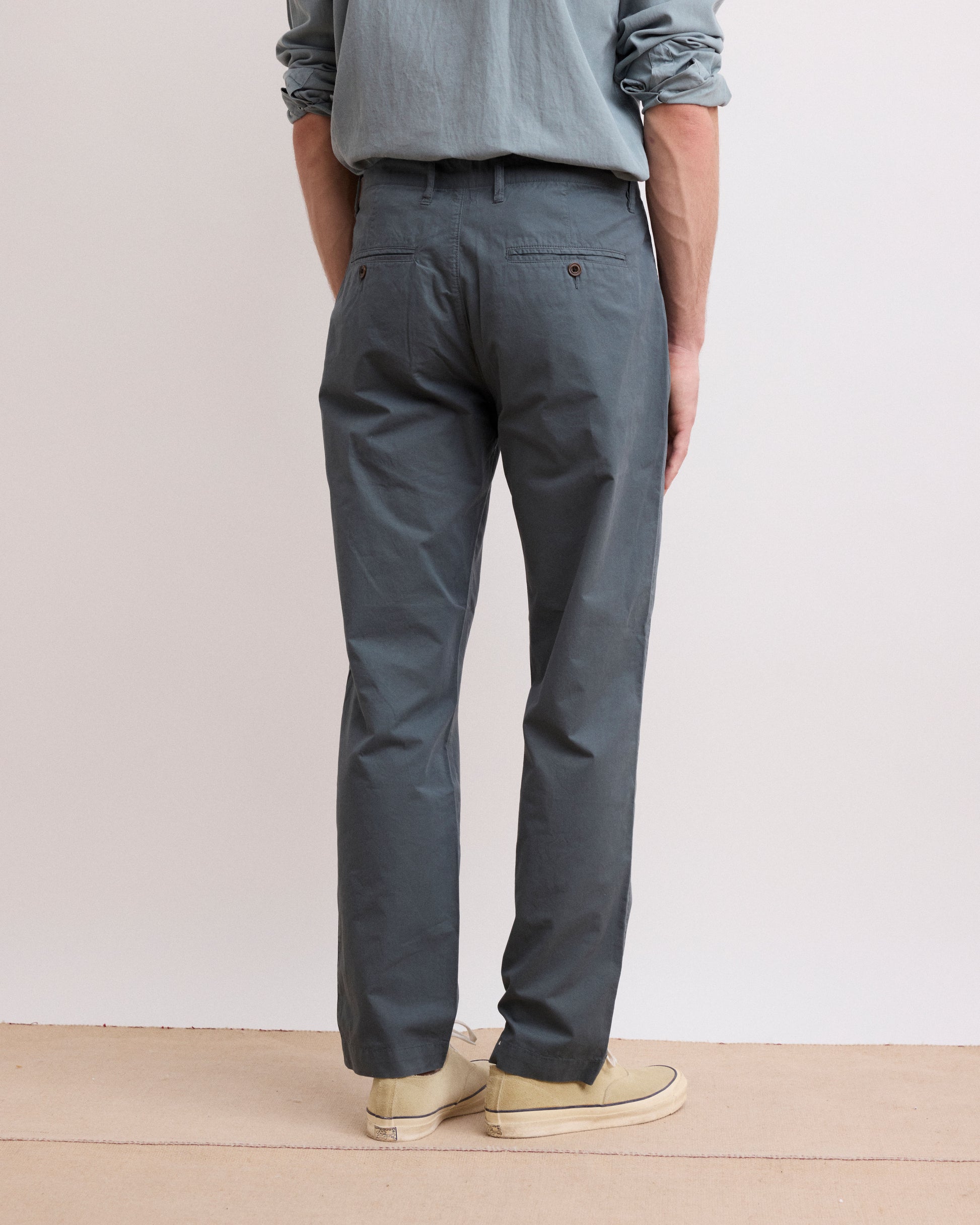 Pantalon Homme en Chino Léger Vert Eucalyptus Tyron