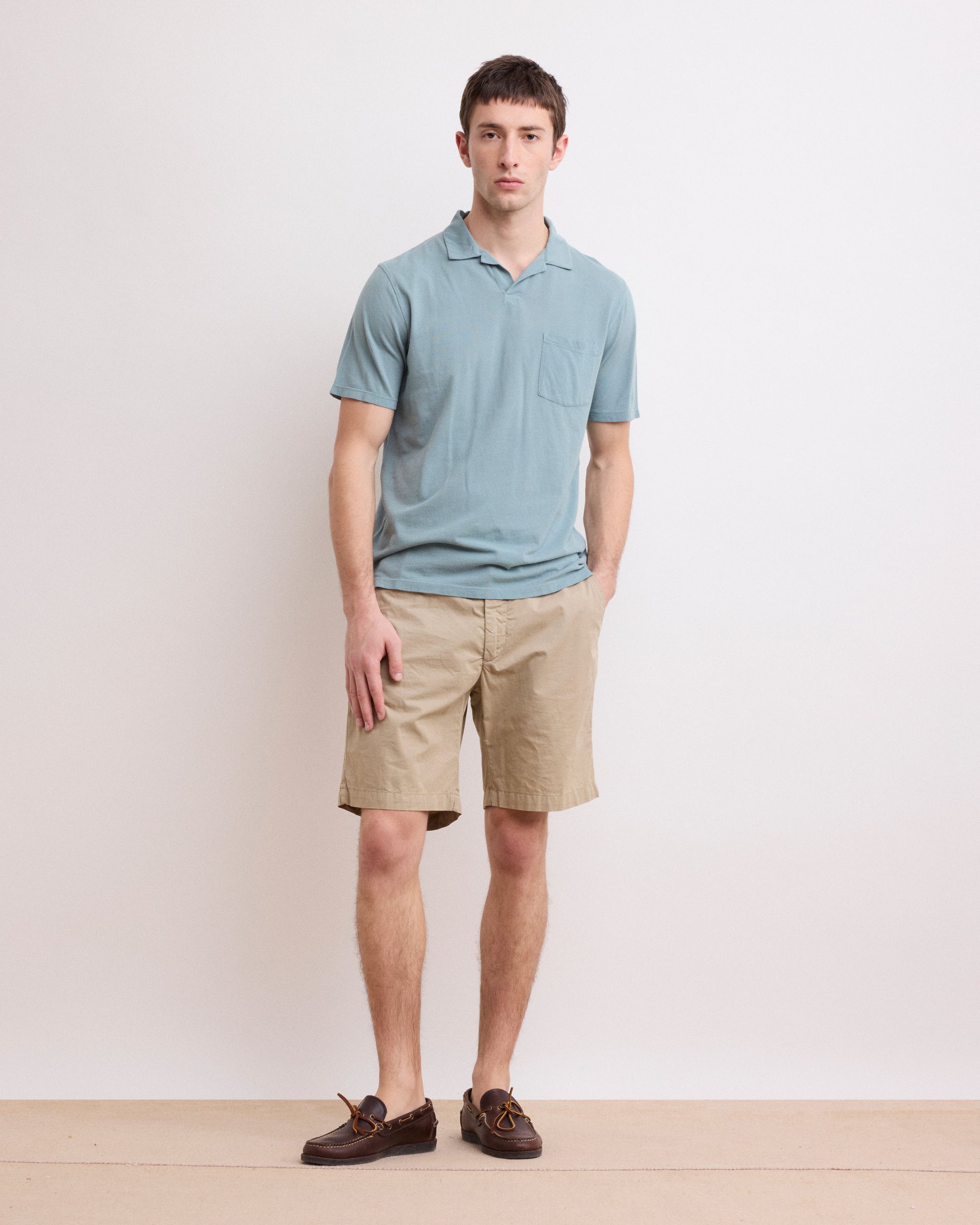 Short Homme en Chino Léger Beige Byron