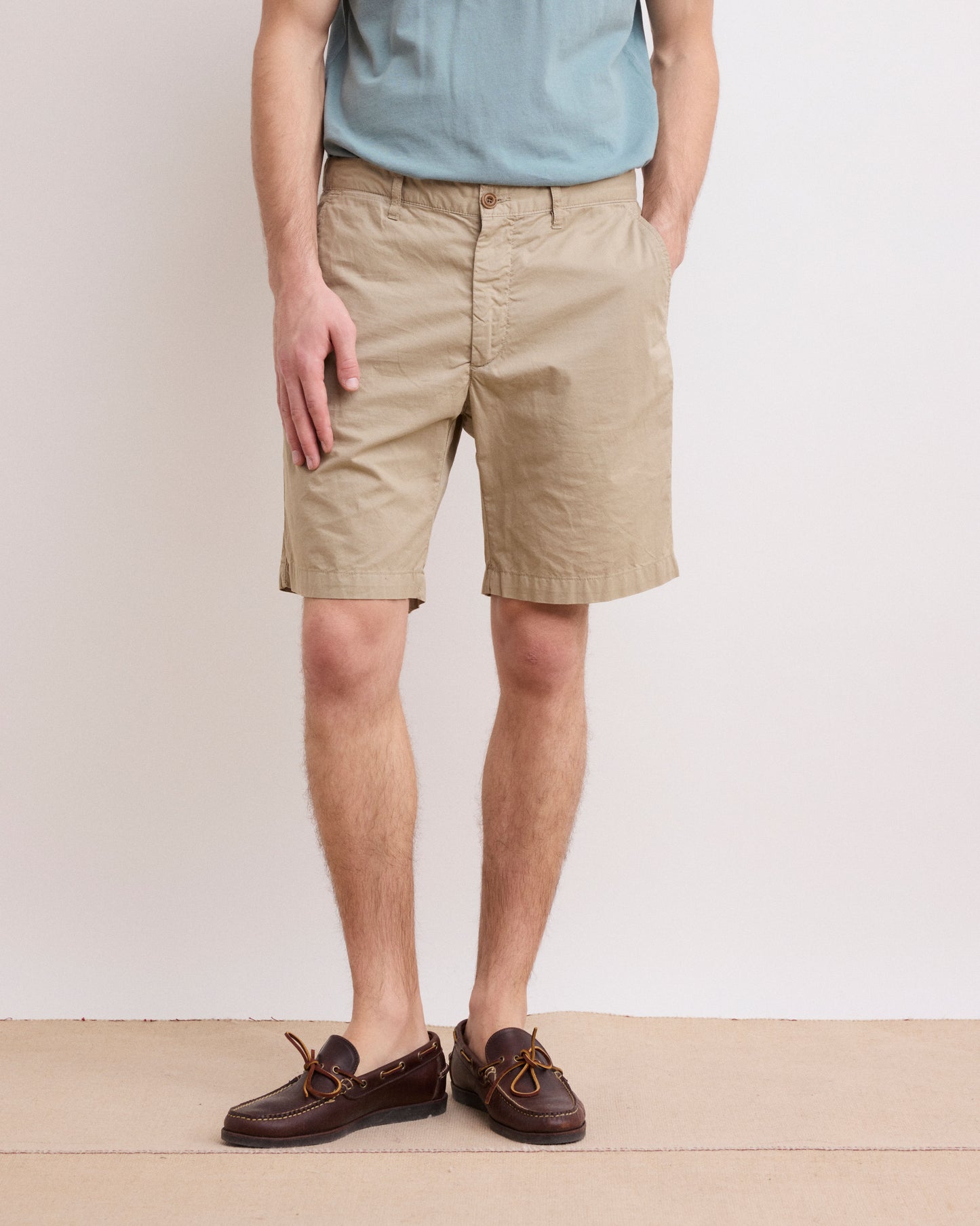 Short Homme en Chino Léger Beige Byron