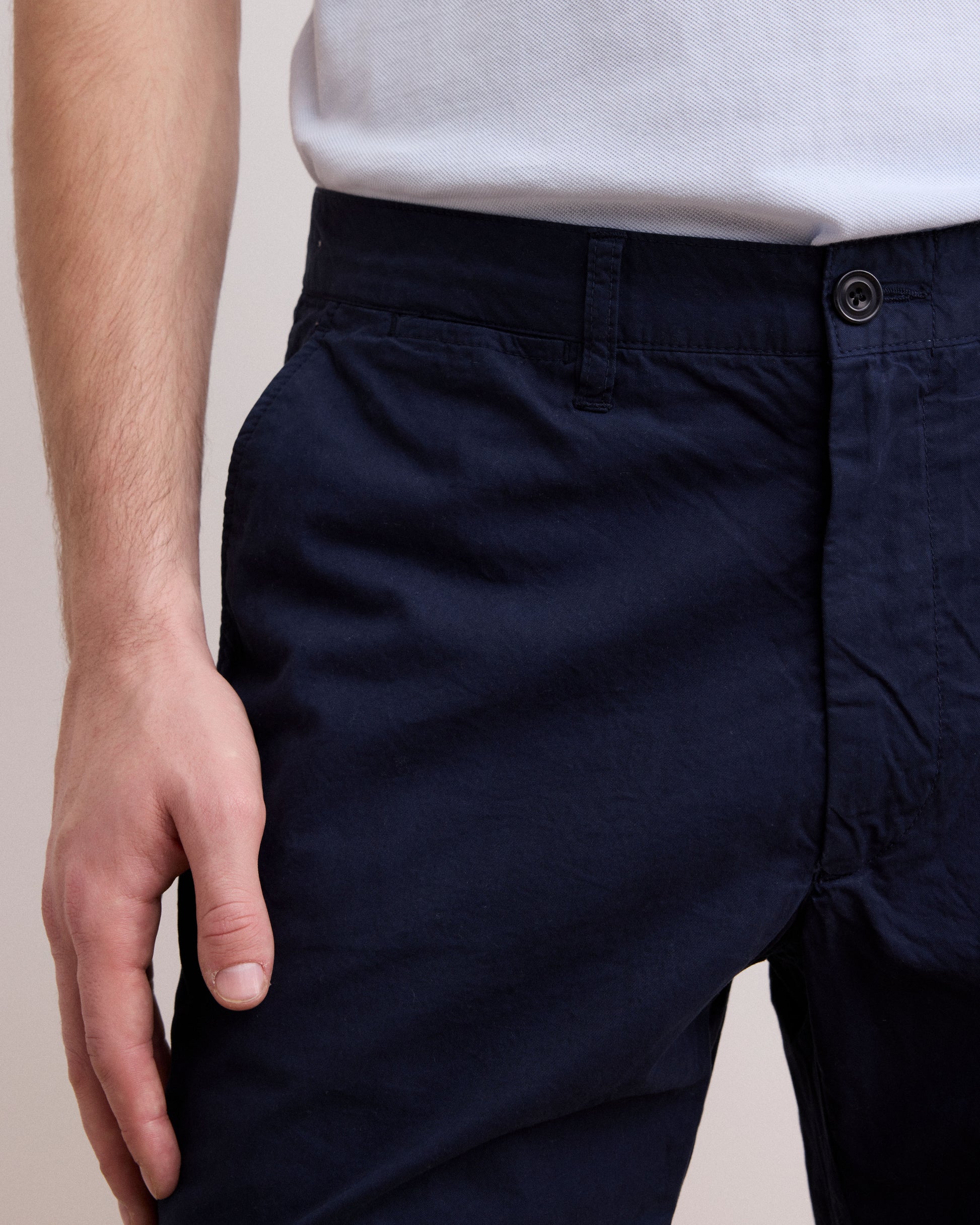 Short Homme en Chino Léger Bleu Marine Byron