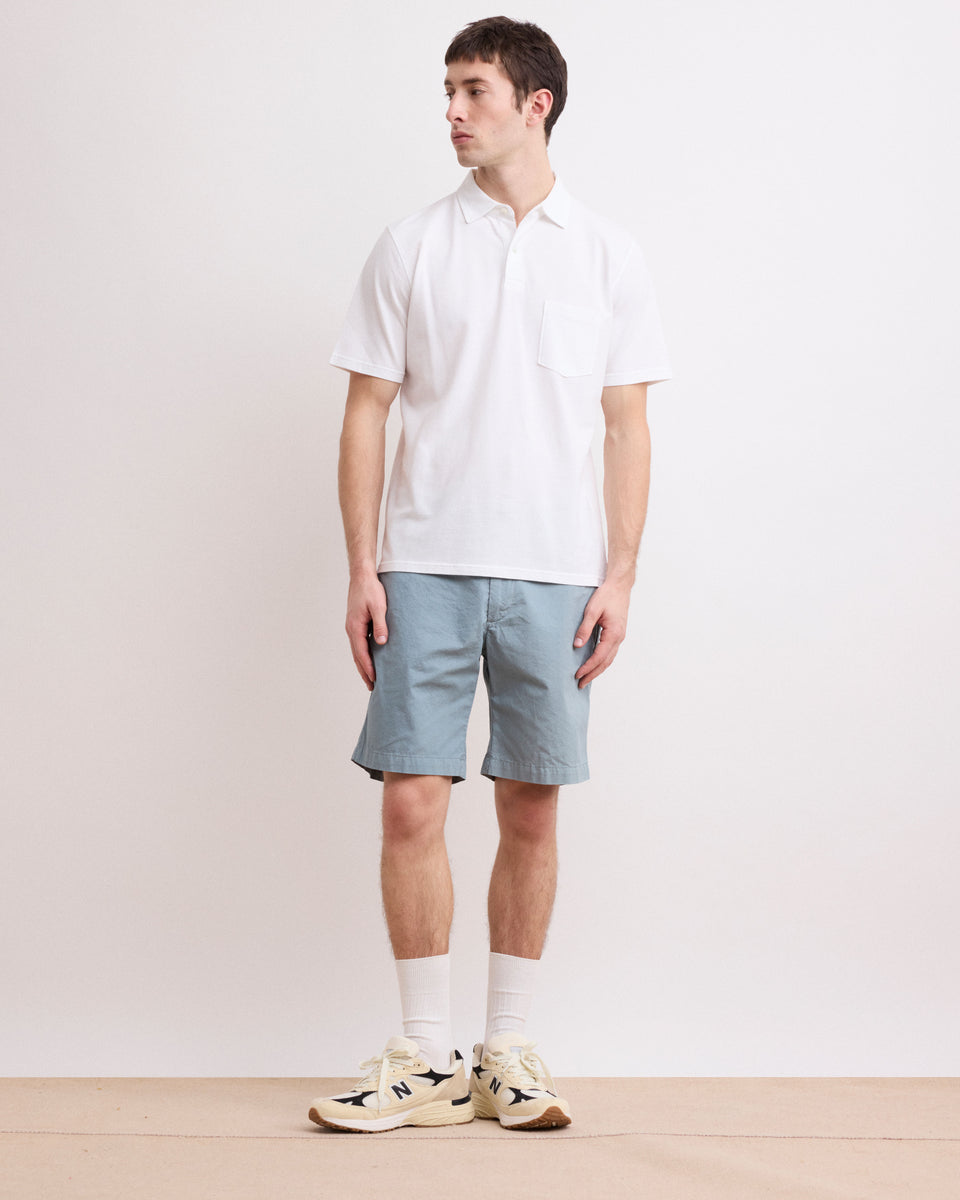 Short Homme en Chino Léger Vert Celadon Byron - Image principale