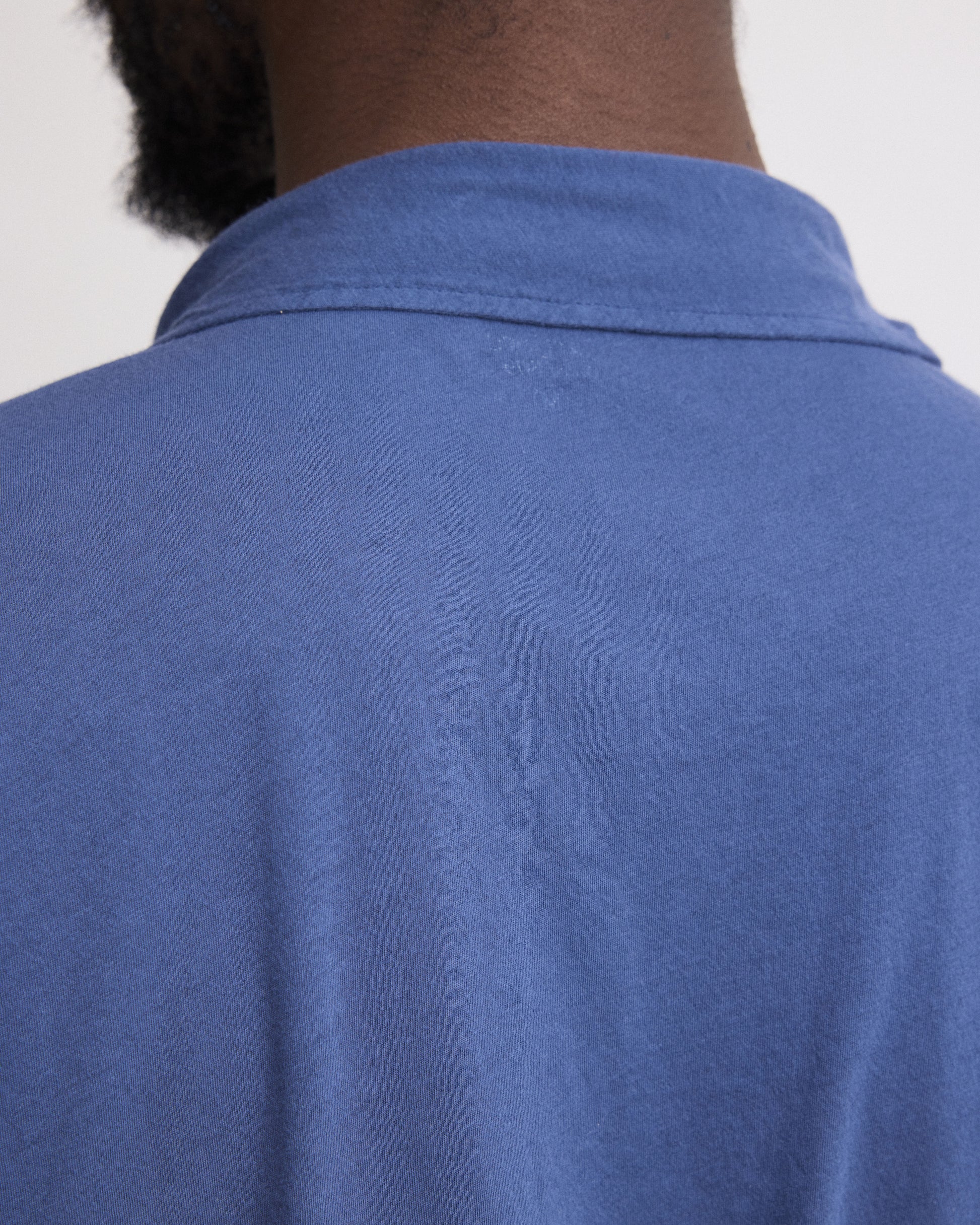 Polo Homme en Jersey De Coton Léger Bleu Cobalt Light Polo