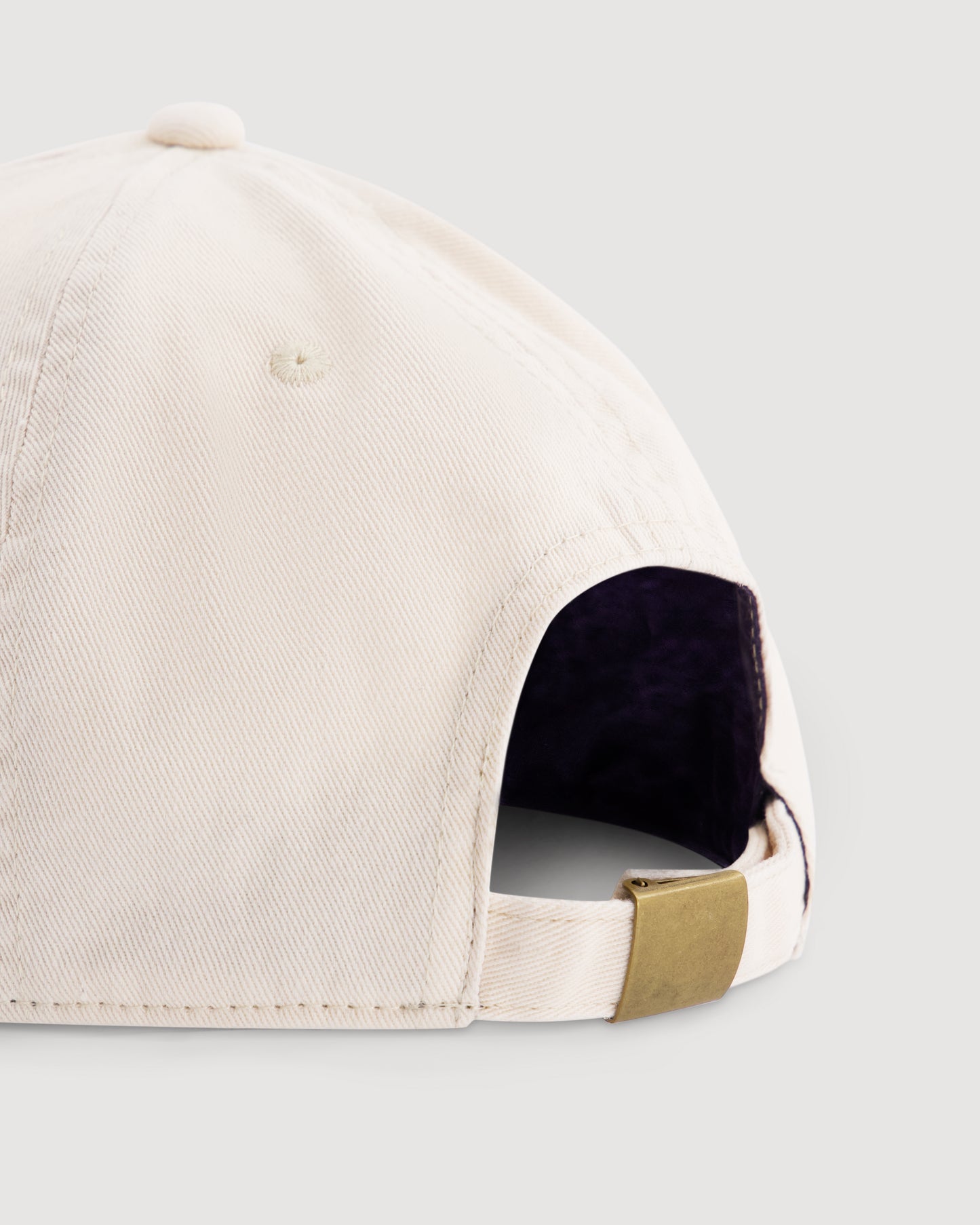 Cap H Men's Ivory Cotton Cap