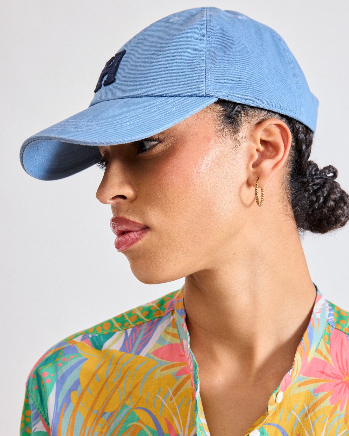 Casquette Femme en Coton Bleu Océan Cap H