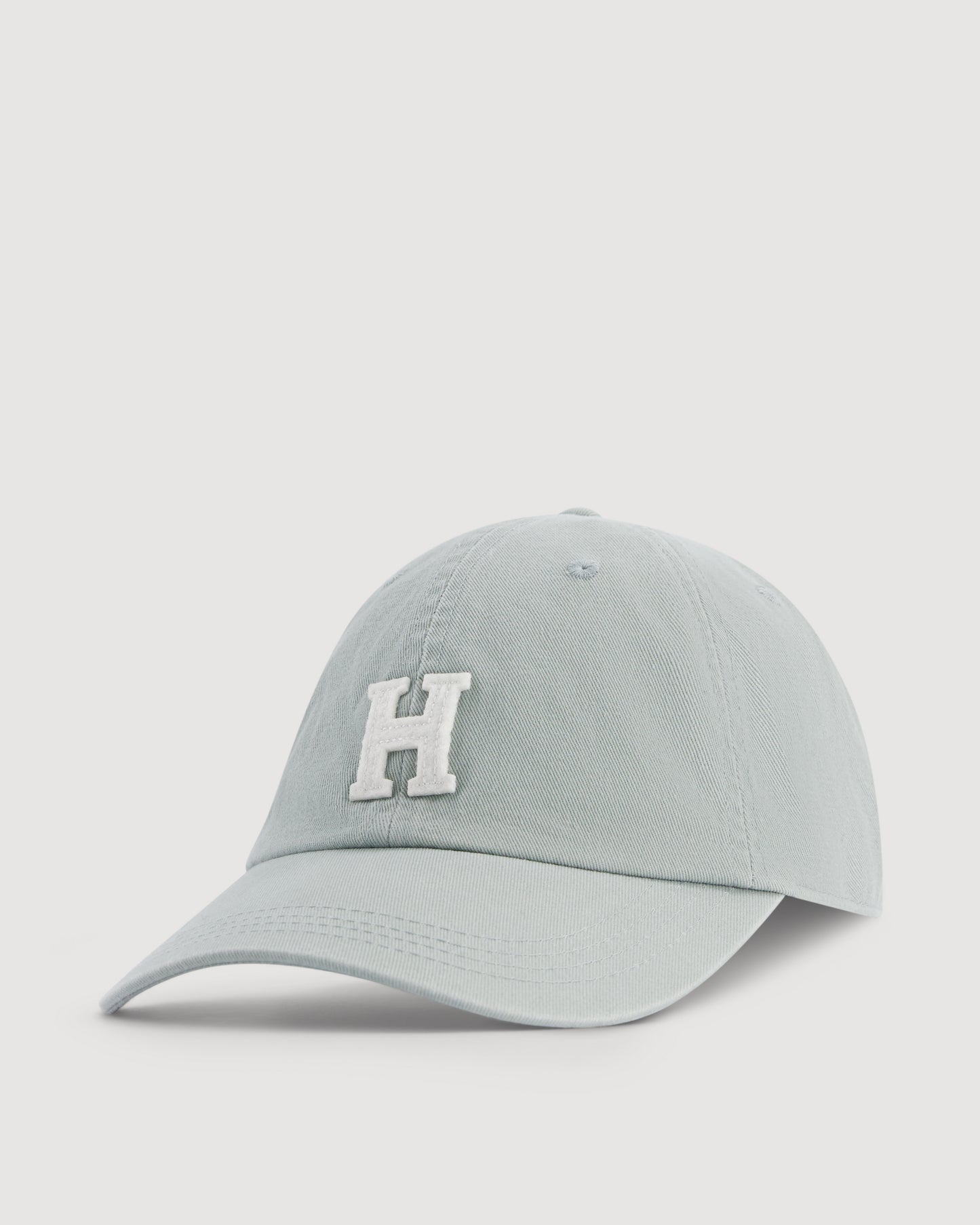 Cap H Men's Jade Green Cotton Cap