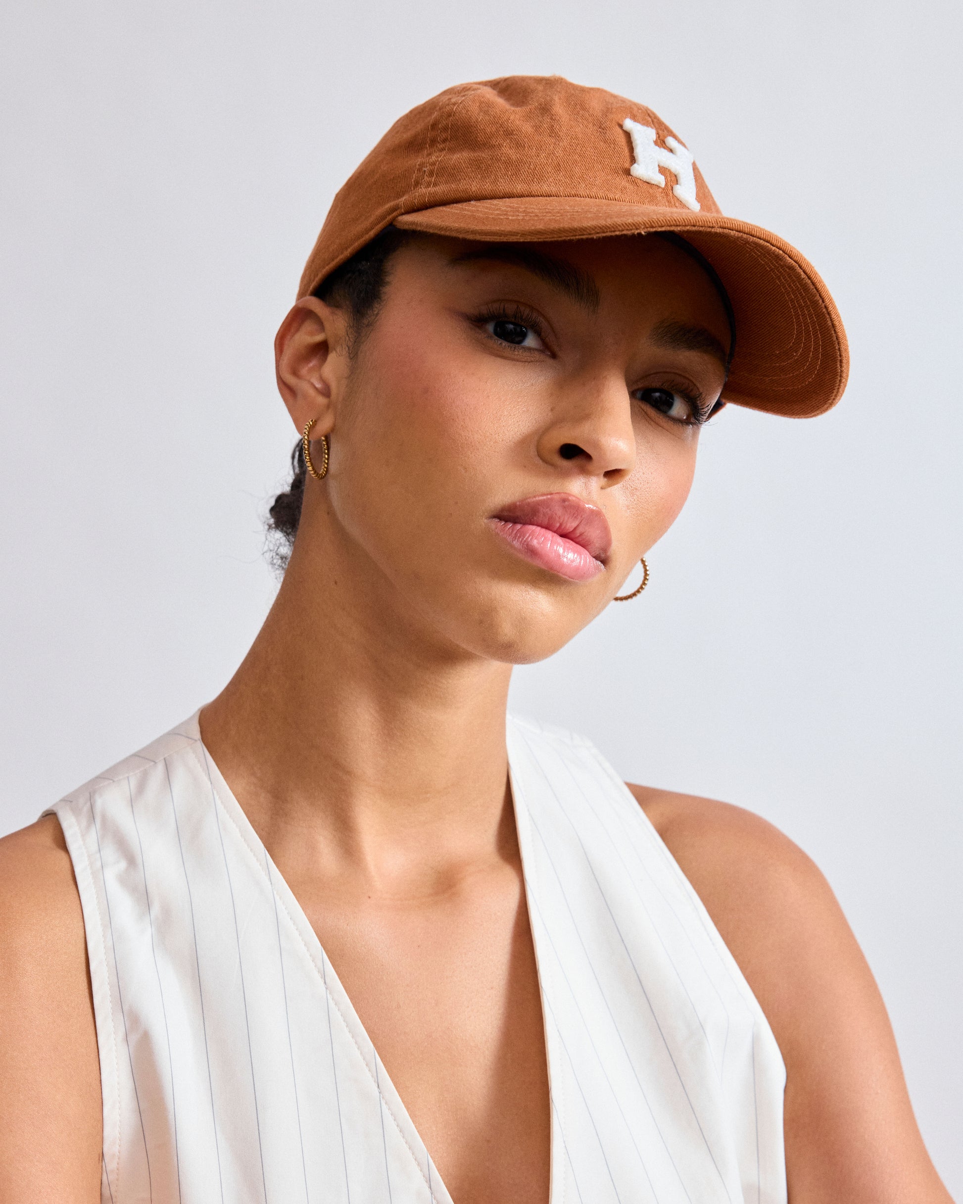 Casquette Femme en Coton Cuivre Cap H