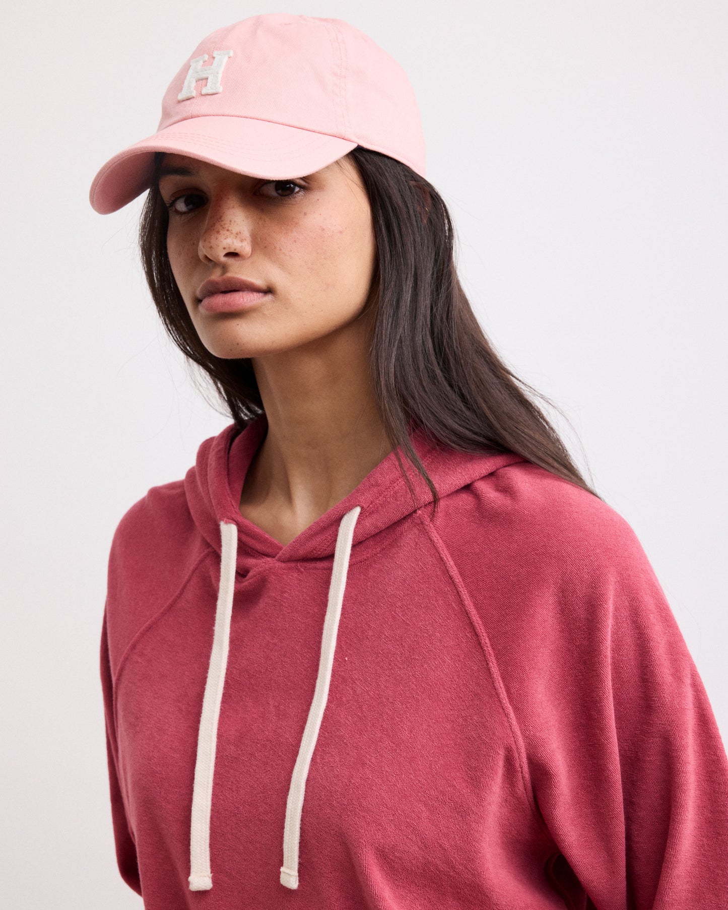 Casquette Femme en Coton Rose Cap H