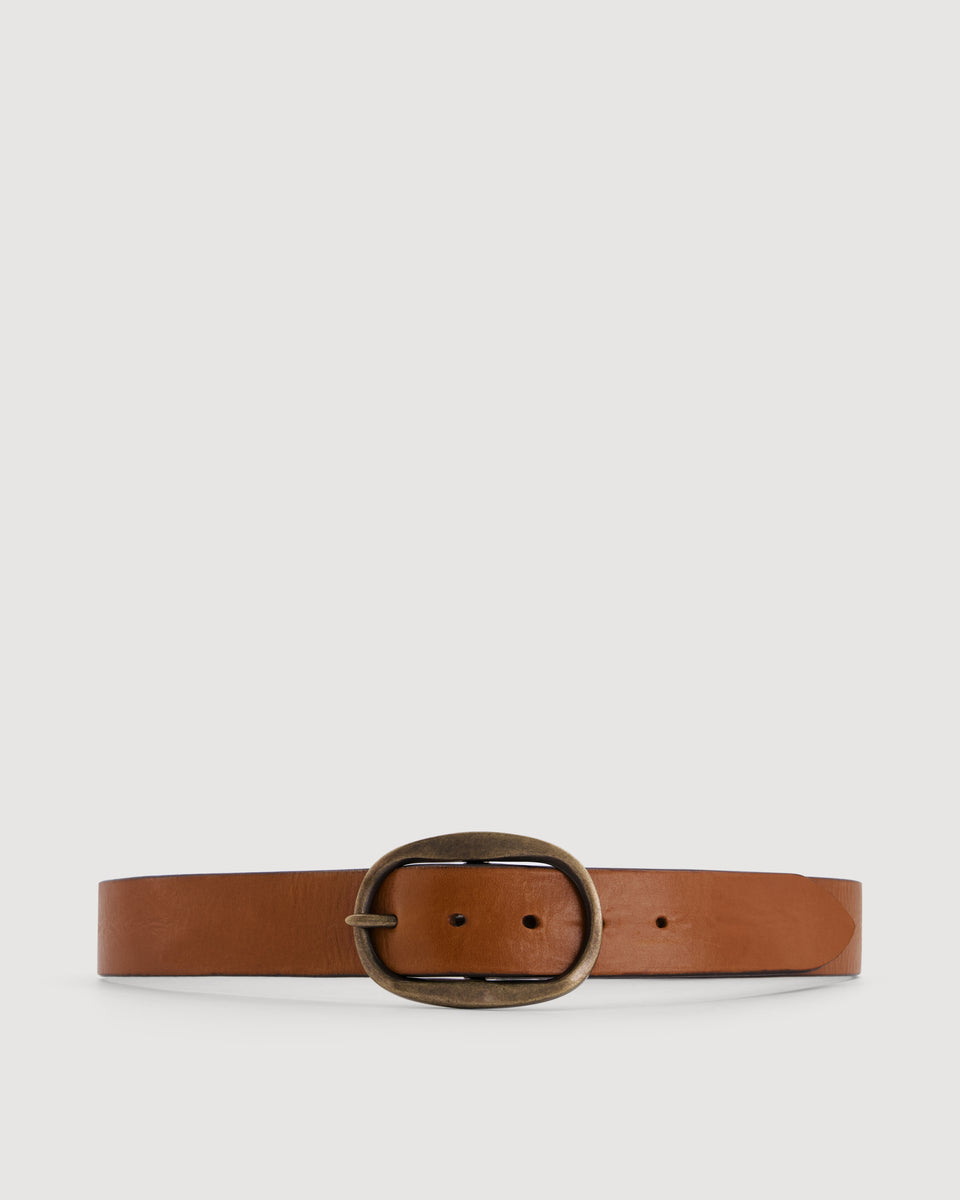 Ceinture Femme en Cuir Marron Angus Belt - Image alternative