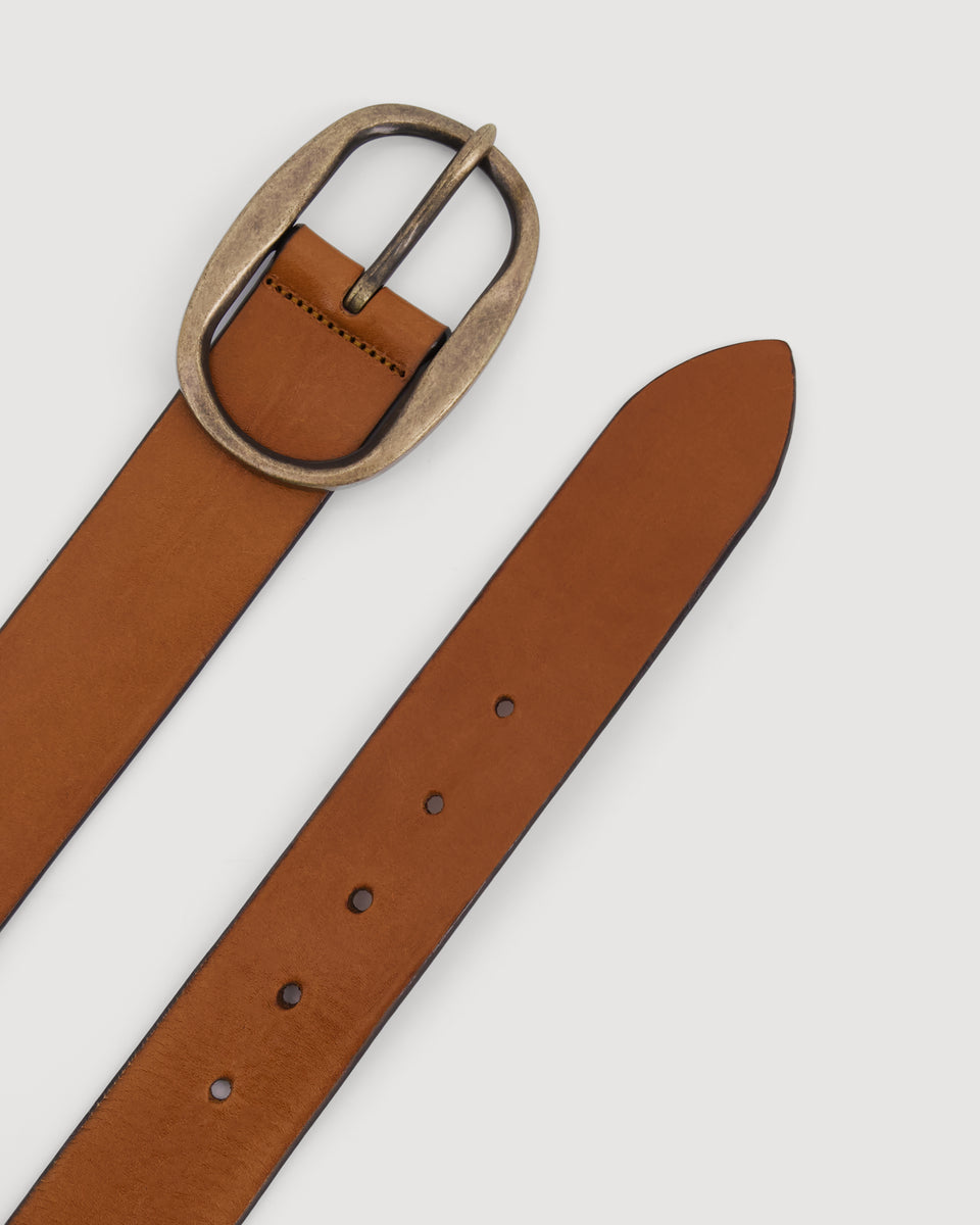 Angus Women's Brown Leather Belt - Image 3