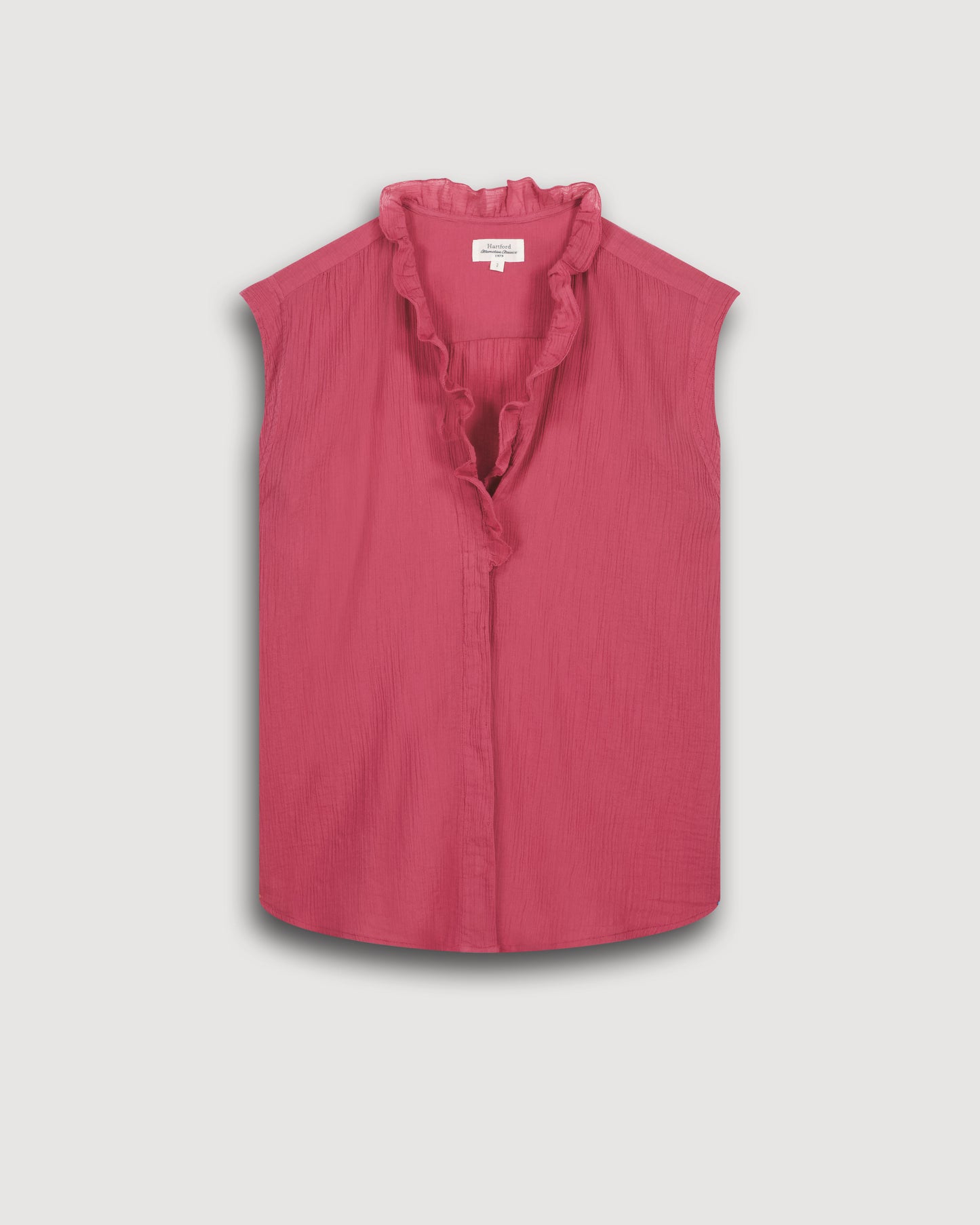 Chemise Femme en Crépon Framboise Callisto