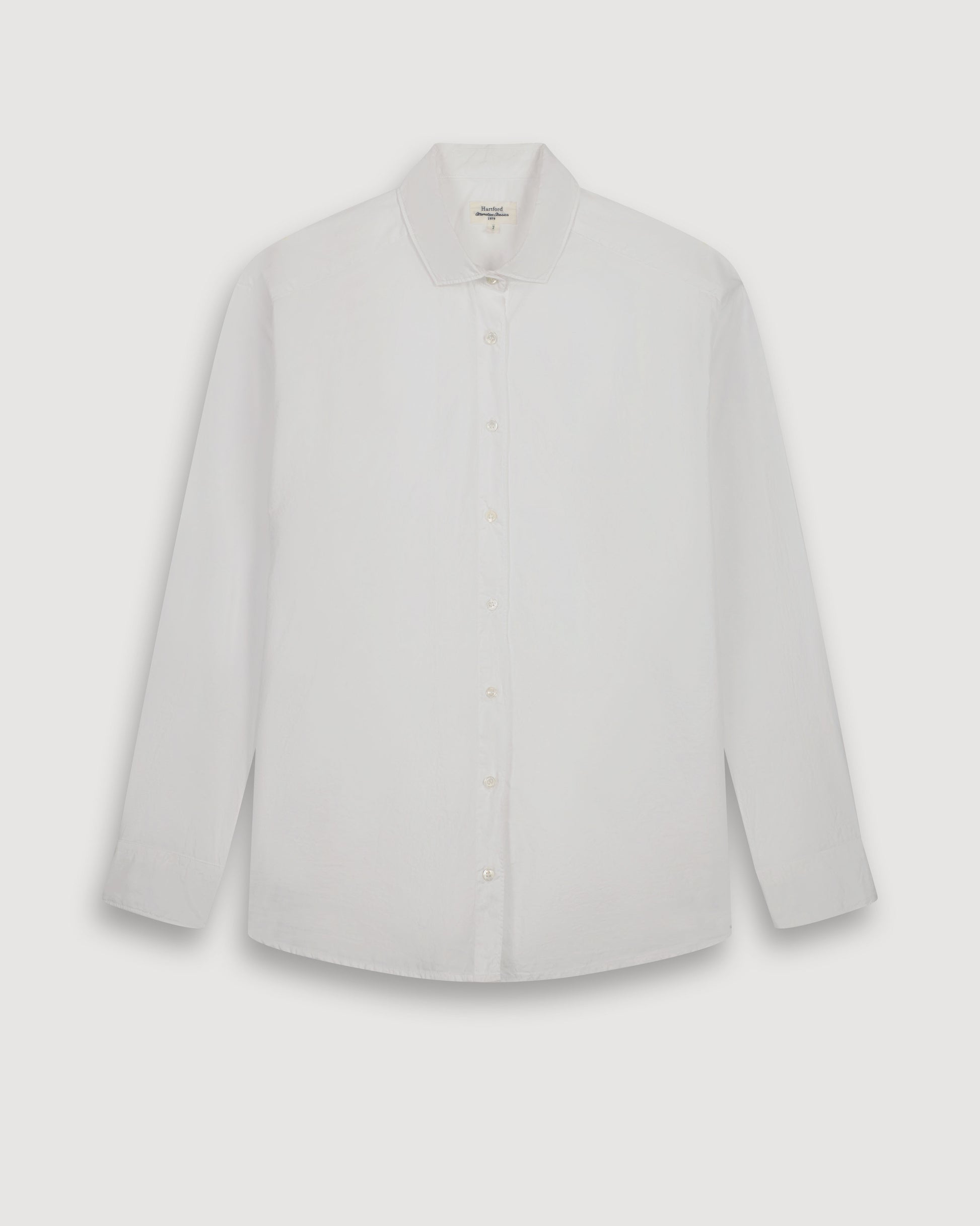 Chemise Femme en Popeline Blanc Charlot