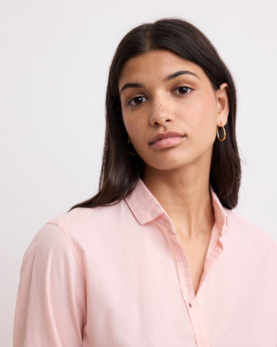 Corazon Women's Pink Cotton Voile Shirt - Image alternative