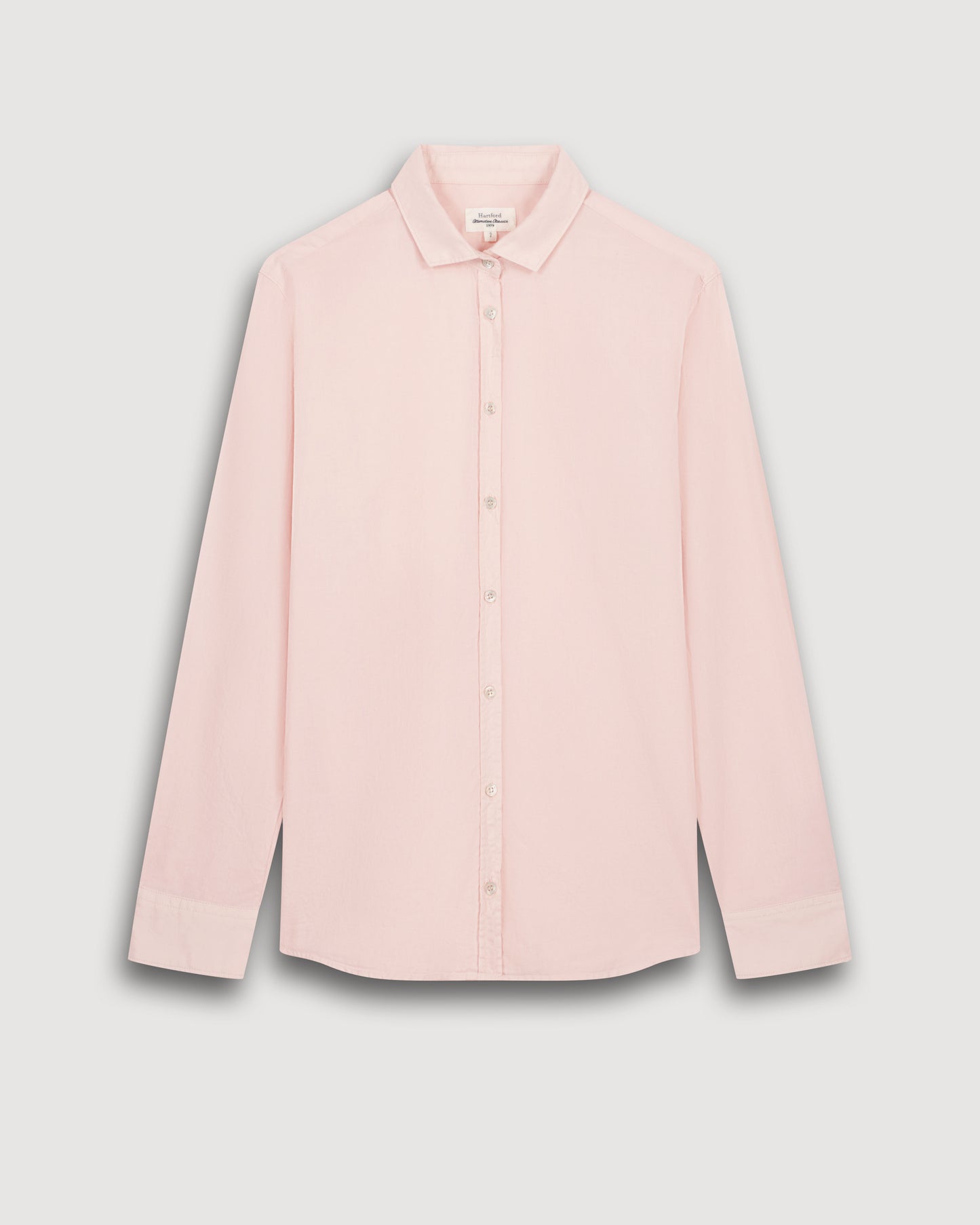 Corazon Women's Pink Cotton Voile Shirt