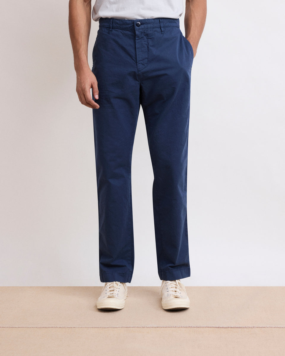 Tex Men's Deep Blue Chino Pants - Image alternative