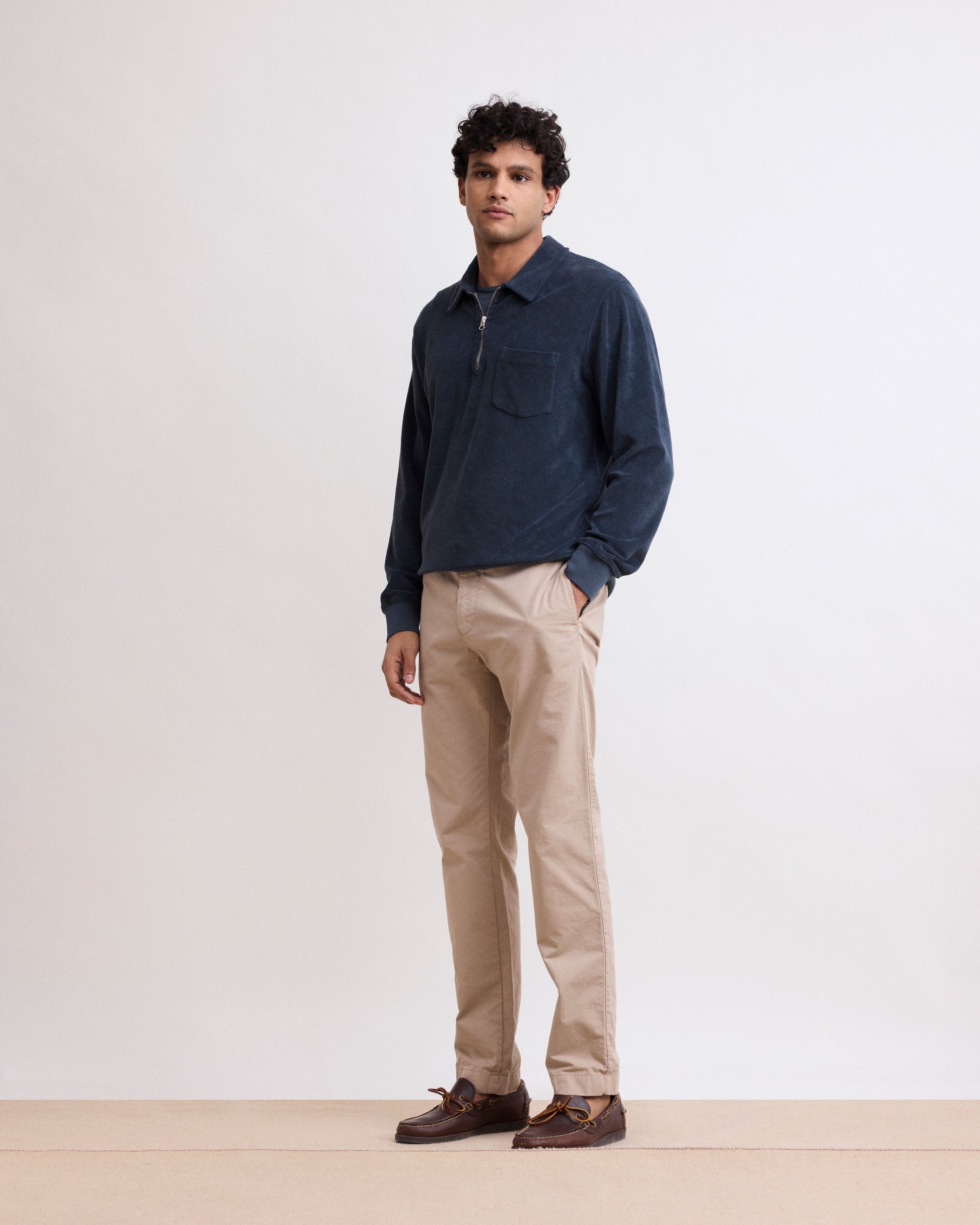 Pantalon Homme Chino Beige Tex