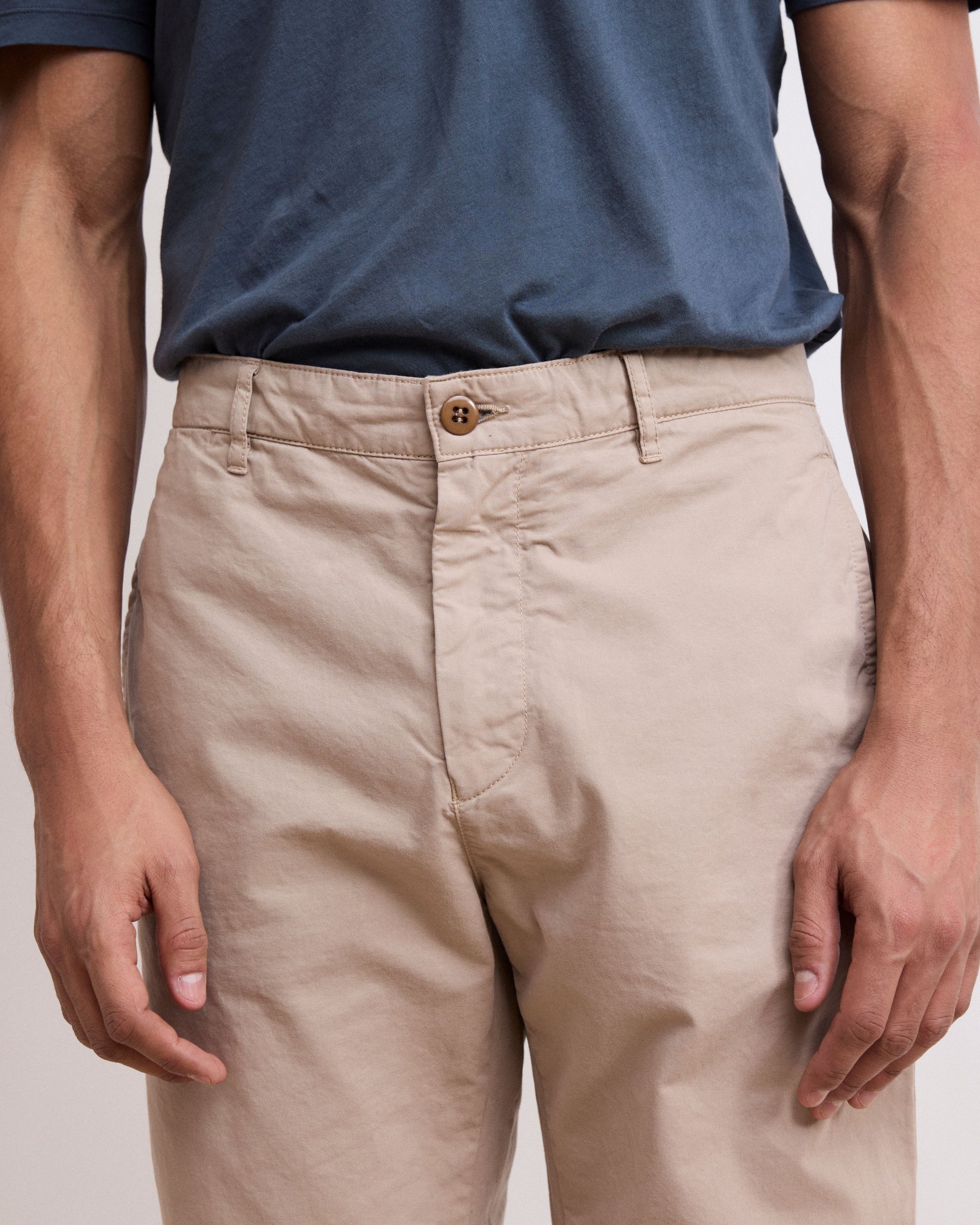 Pantalon Homme Chino Beige Tex