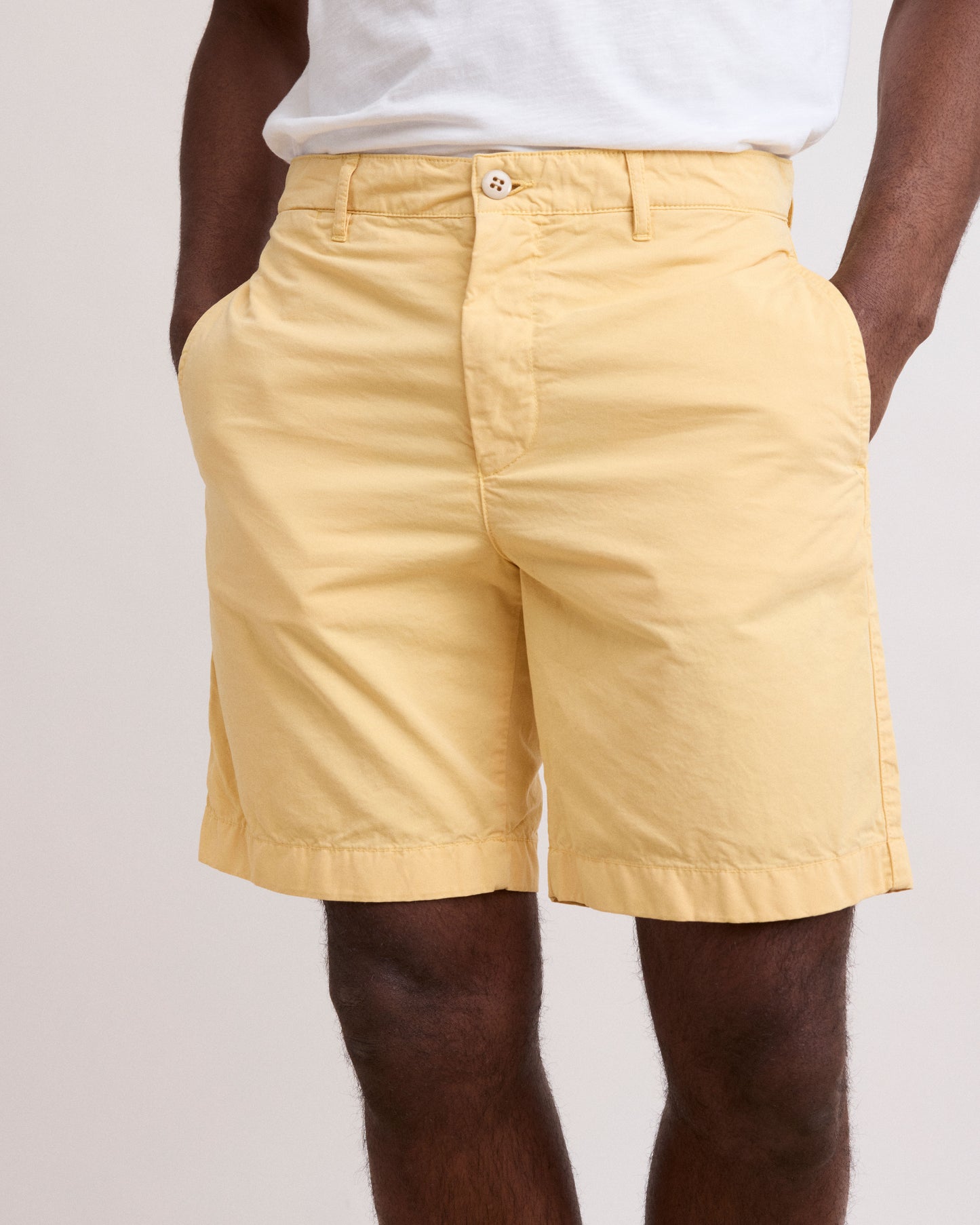 Short Homme Chino Jaune Texas