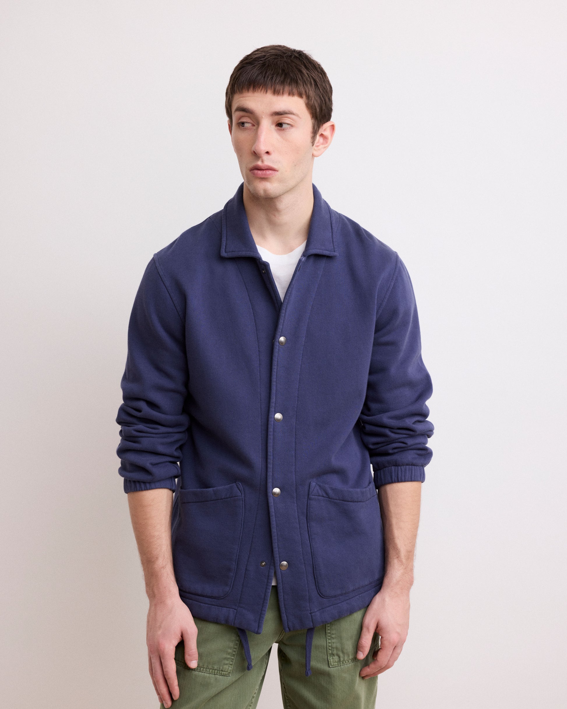 Veste Homme en molleton Bleu Marine Coach