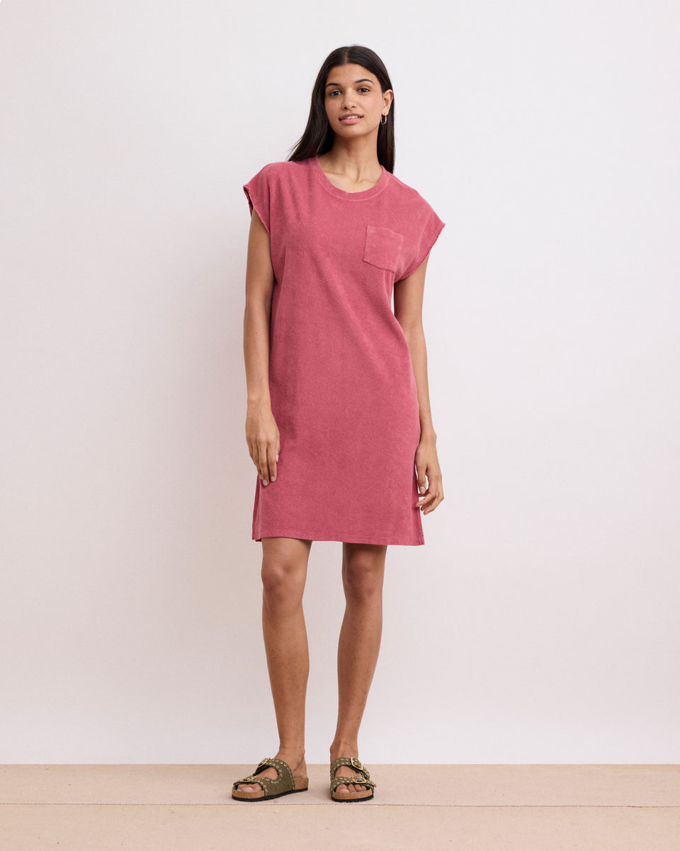 Tenor Women's Raspberry Terry Dress - Image principale