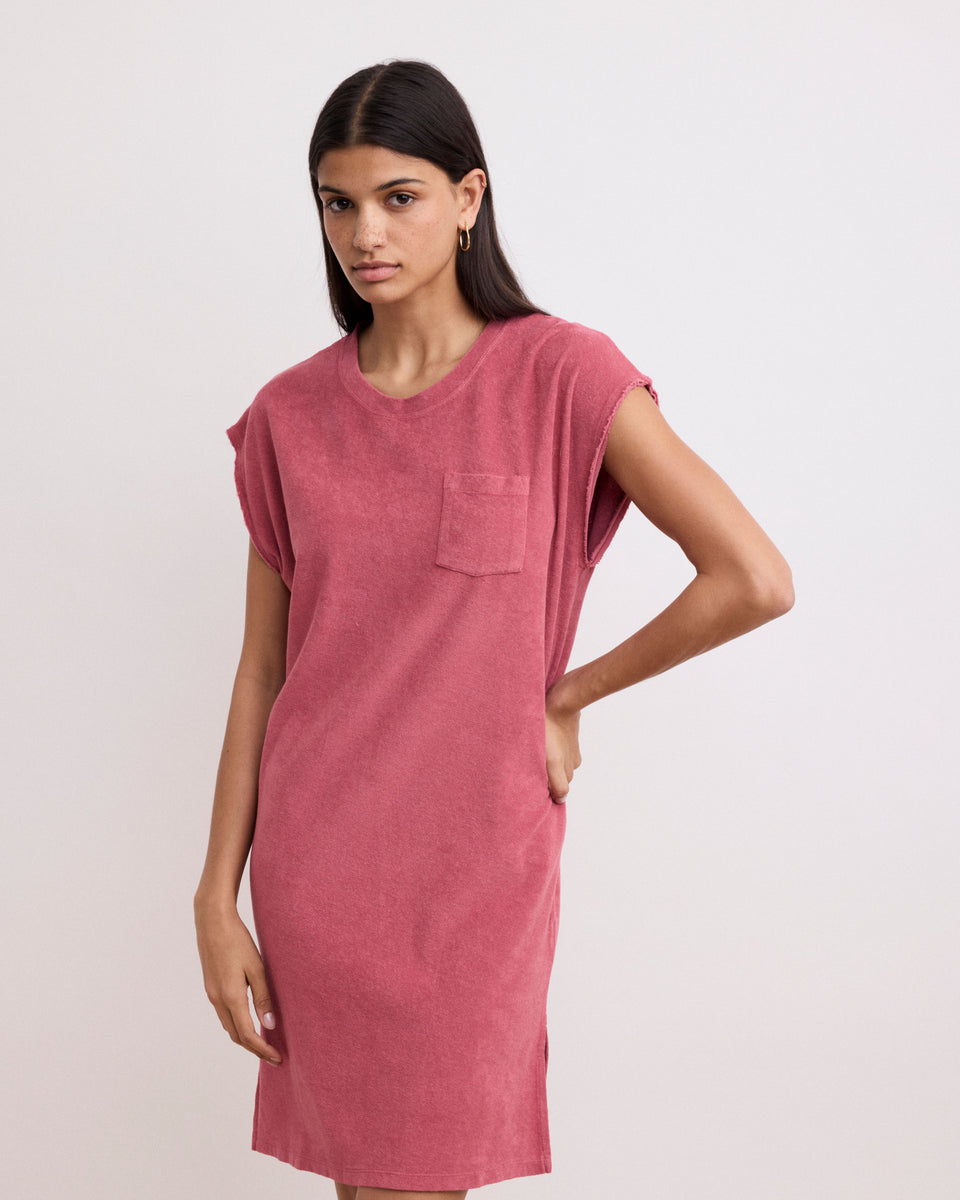 Tenor Women's Raspberry Terry Dress - Image alternative